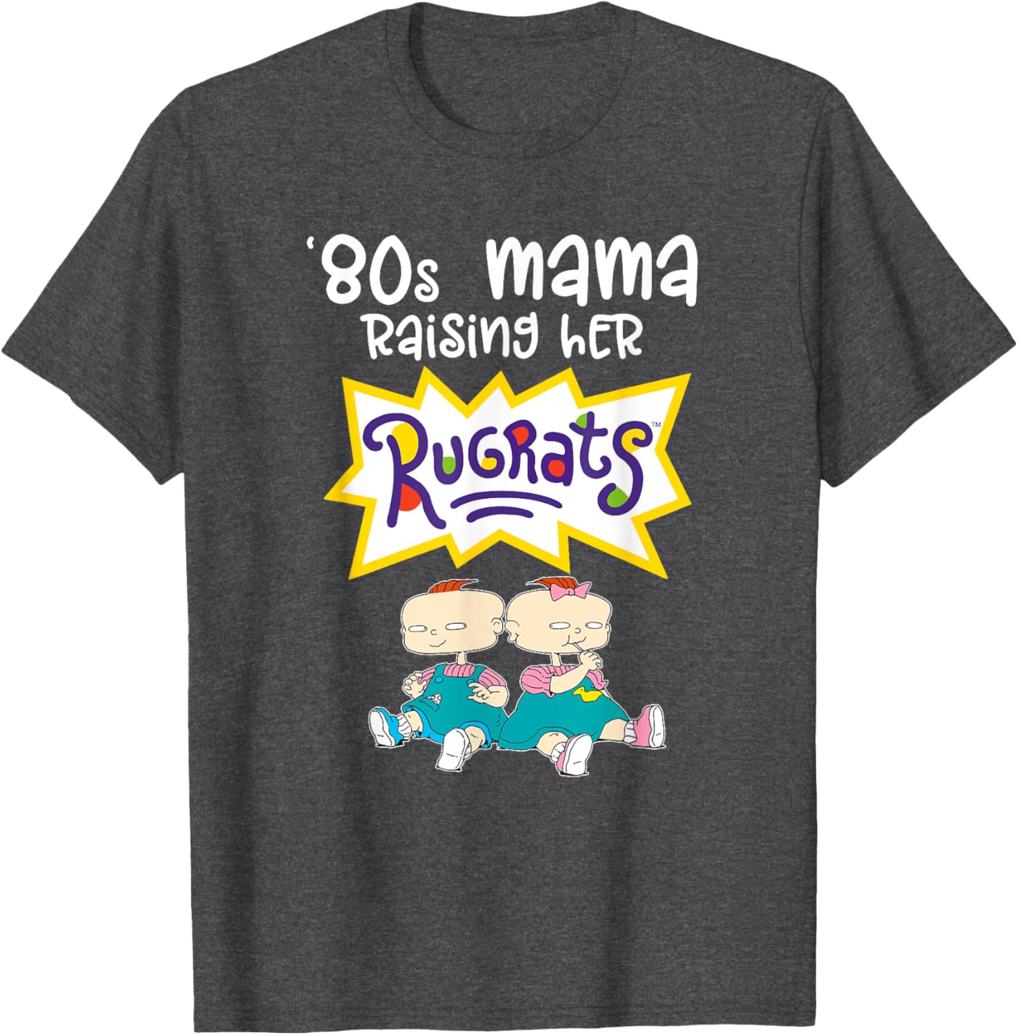 Mademark Rugrats Phil & Lil T-Shirt for 80s Mama Style and Fun - 1