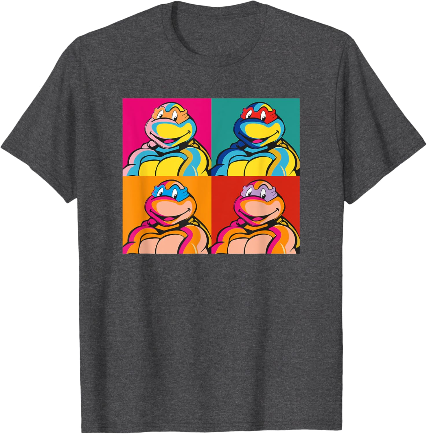 Mademark x TMNT Pop Art T-Shirt Featuring Donatello Michelangelo Leonardo - 3