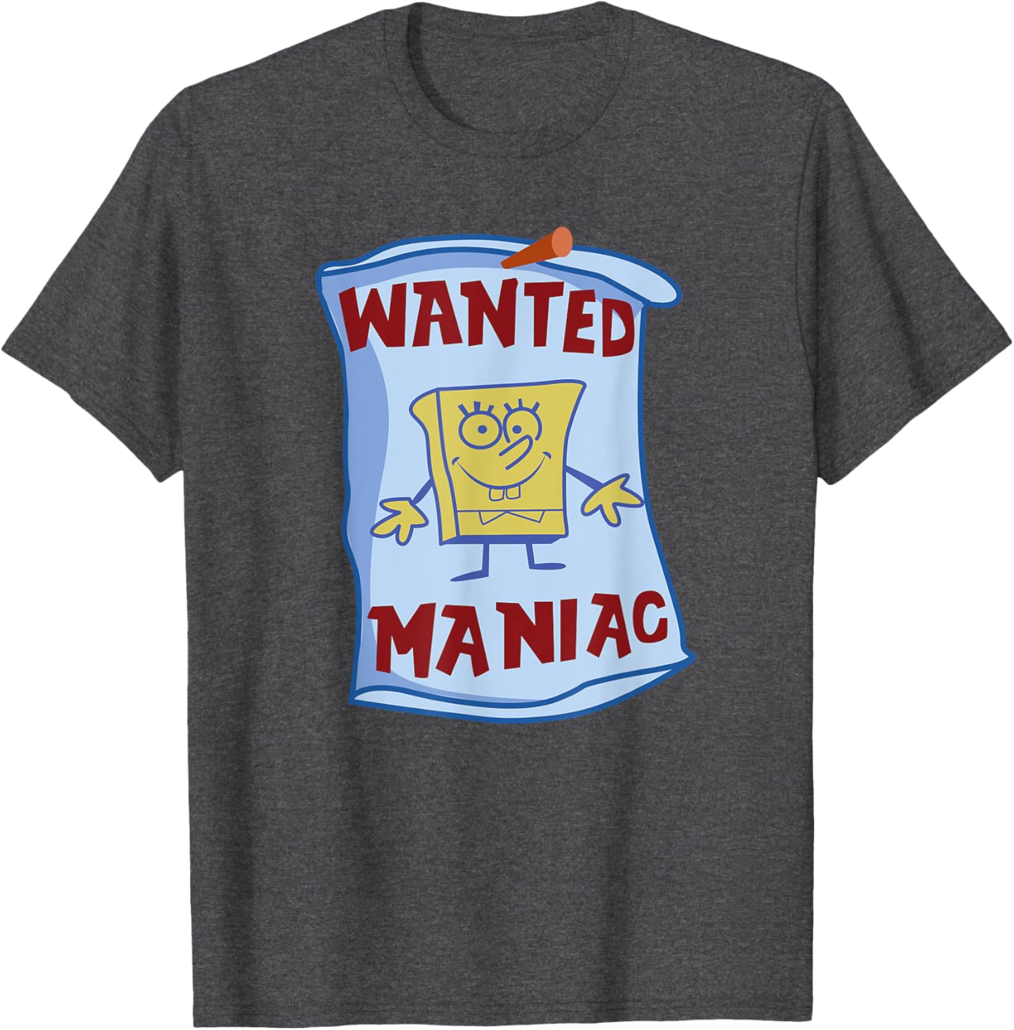 Mademark x SpongeBob SquarePants Wanted Maniac T-Shirt Fun Apparel - 3