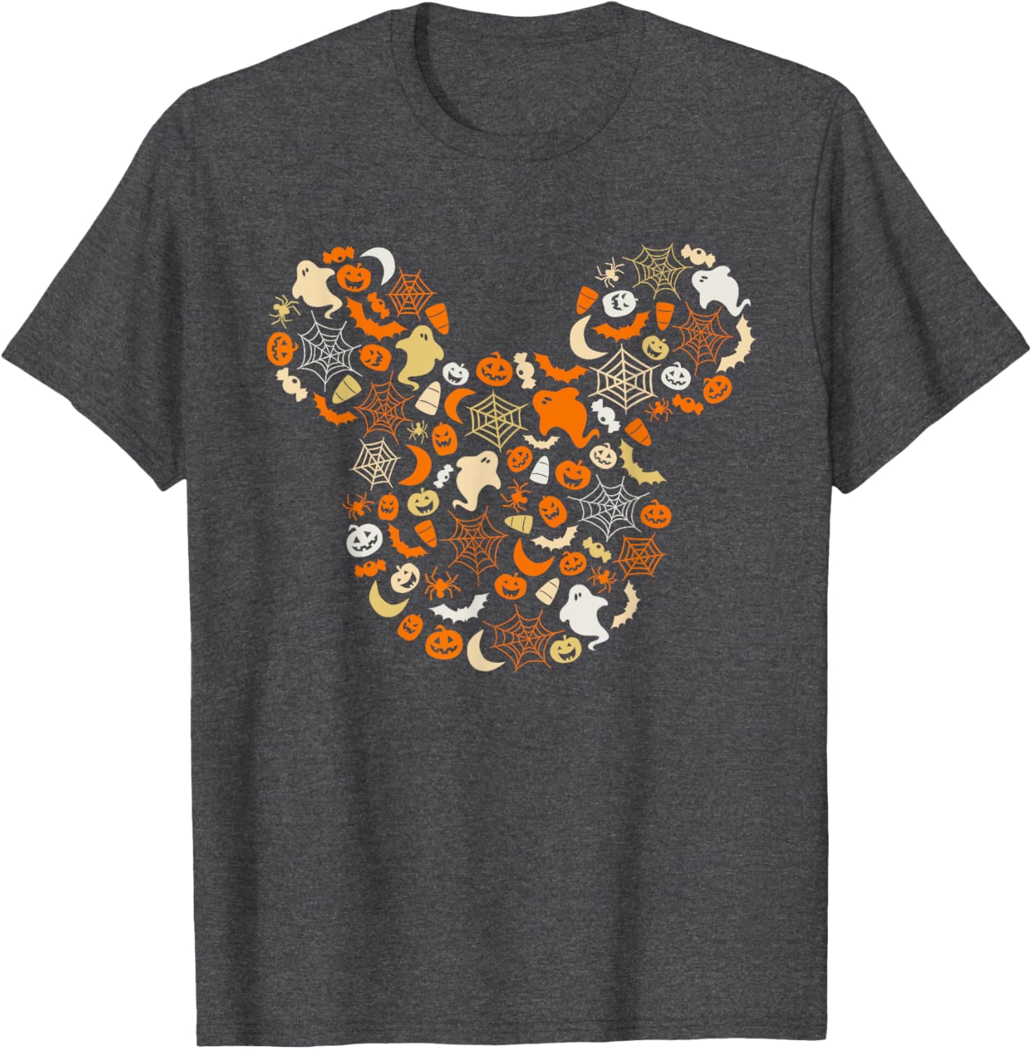 Disney Mickey Mouse Halloween T-Shirt with Ghosts Pumpkins and Spiders - 15