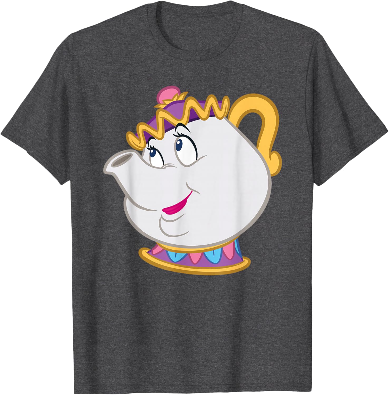 Disney Beauty and the Beast Mrs. Potts Big Face Costume T-Shirt for Fans - 12