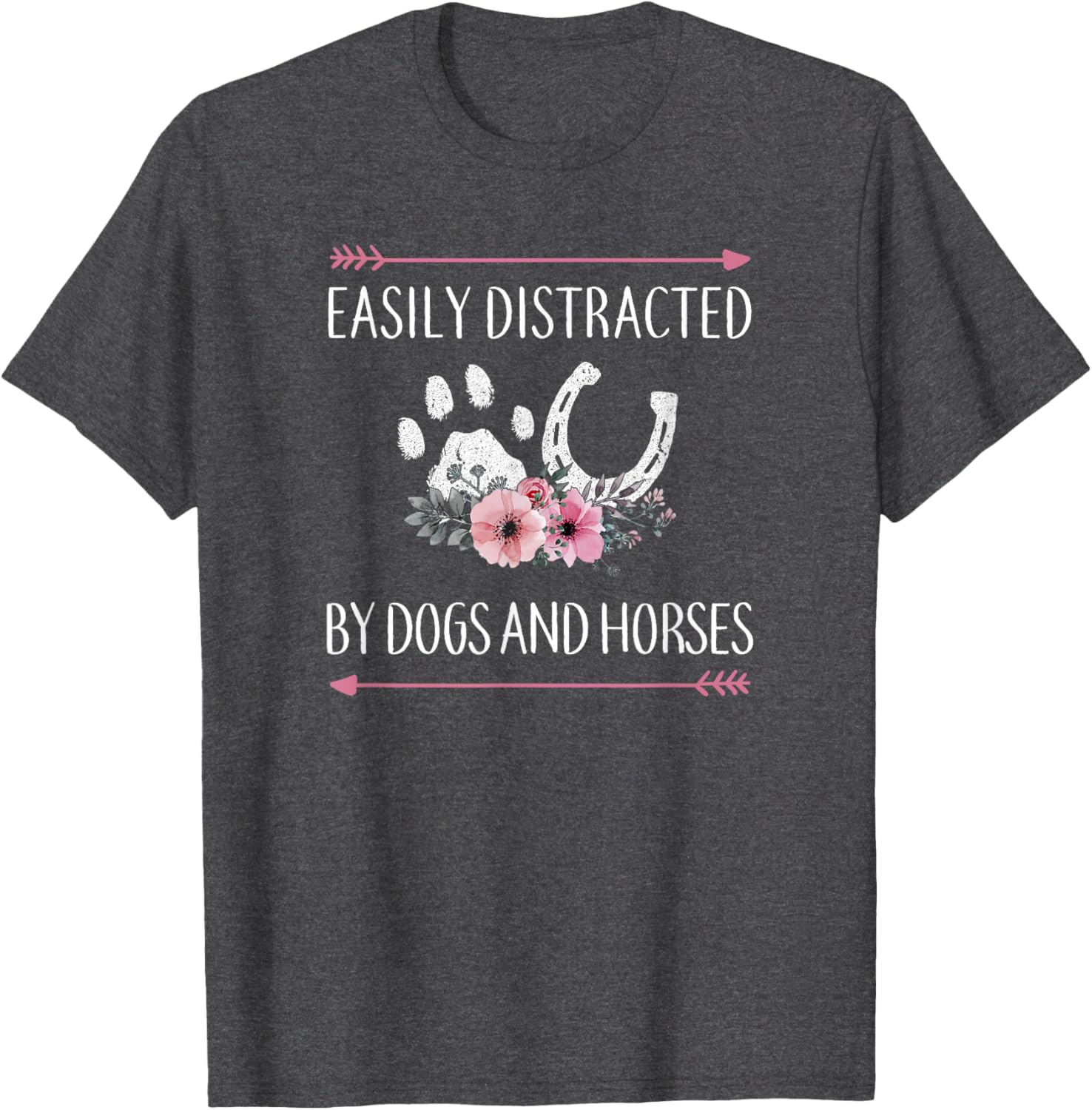 Horse Lover T-Shirt for Women, Teens, and Girls - Cute Horse Design - 18
