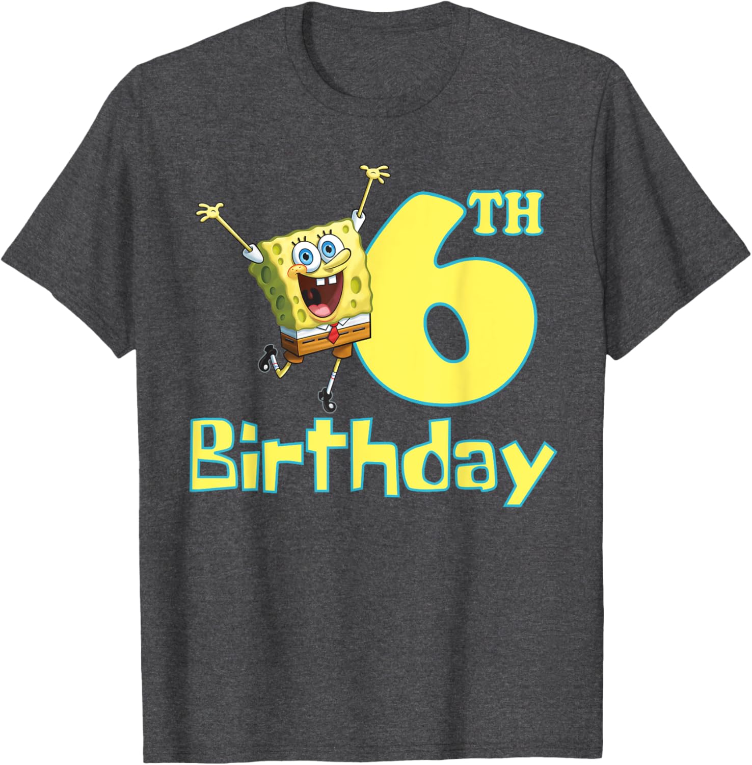 Mademark x SpongeBob SquarePants 6th Birthday T-Shirt for Kids - 10