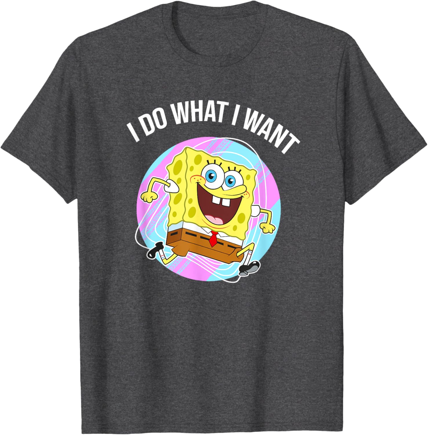 Mademark x SpongeBob SquarePants I Do What I Want T-Shirt for Fun Style - 3