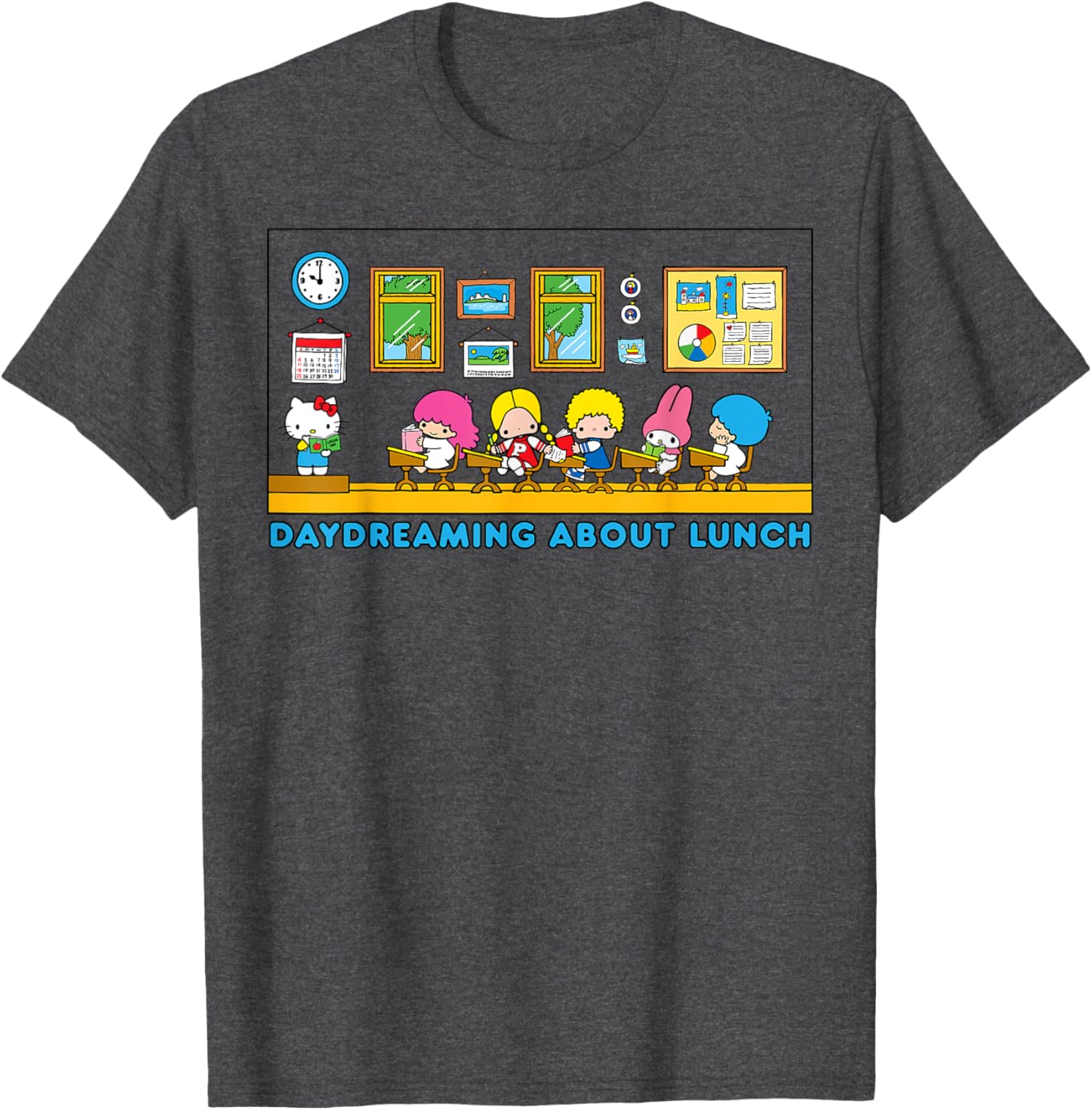 Hello Kitty and Friends Daydreaming Lunch T-Shirt for Fun Outfits - 15