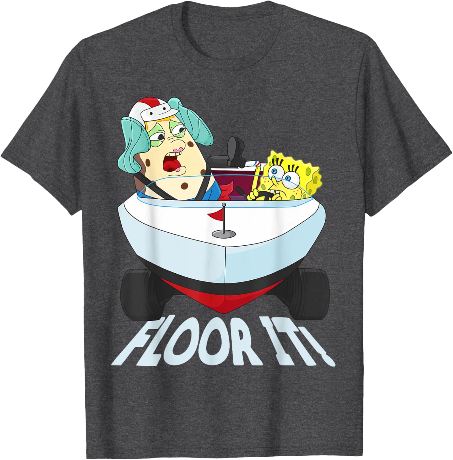Mademark x SpongeBob SquarePants Floor It T-Shirt for Fun and Style - 2