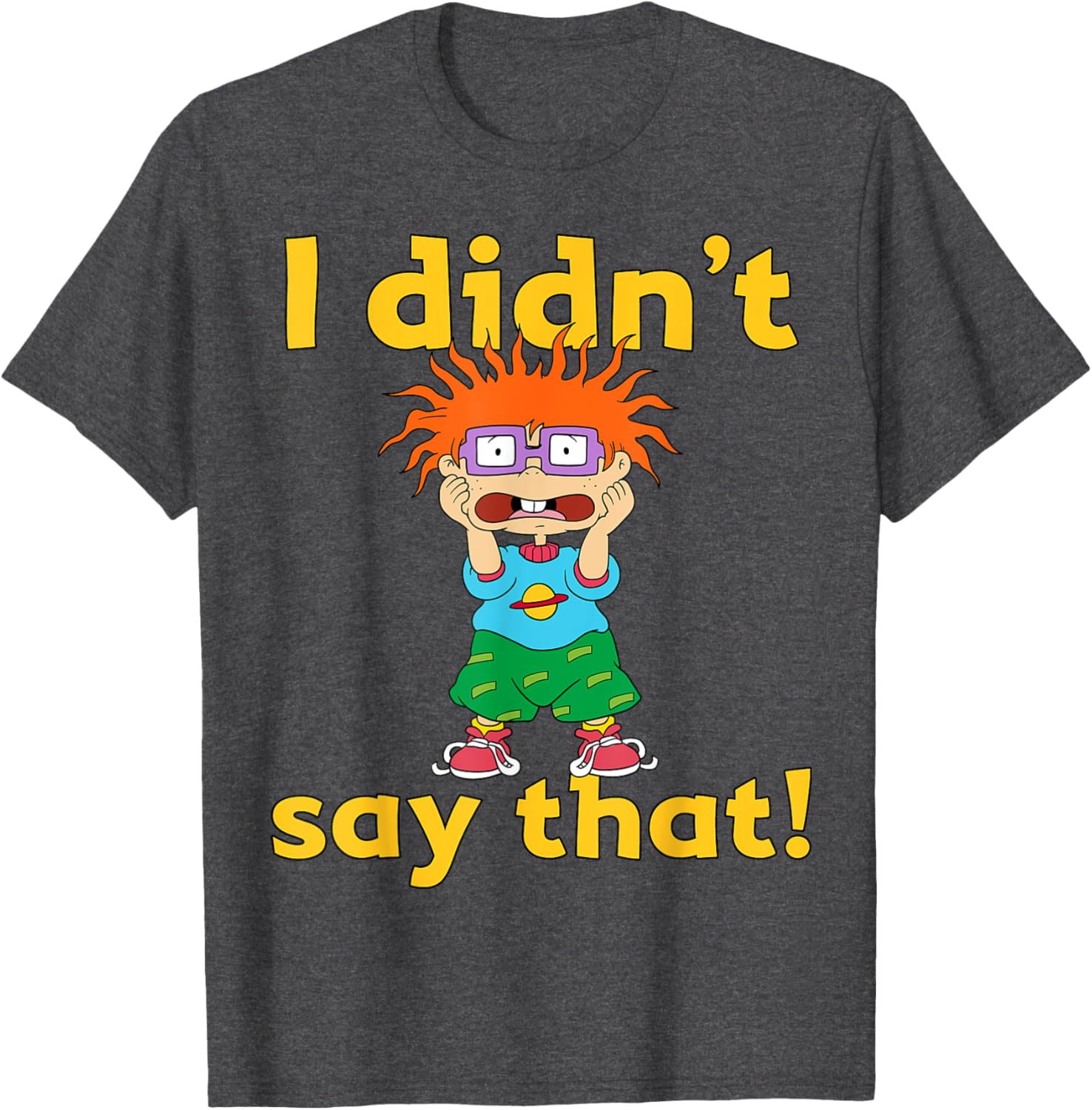 Mademark x Rugrats Chuckie Finster I Didn't Say That T-Shirt for Fans - 7