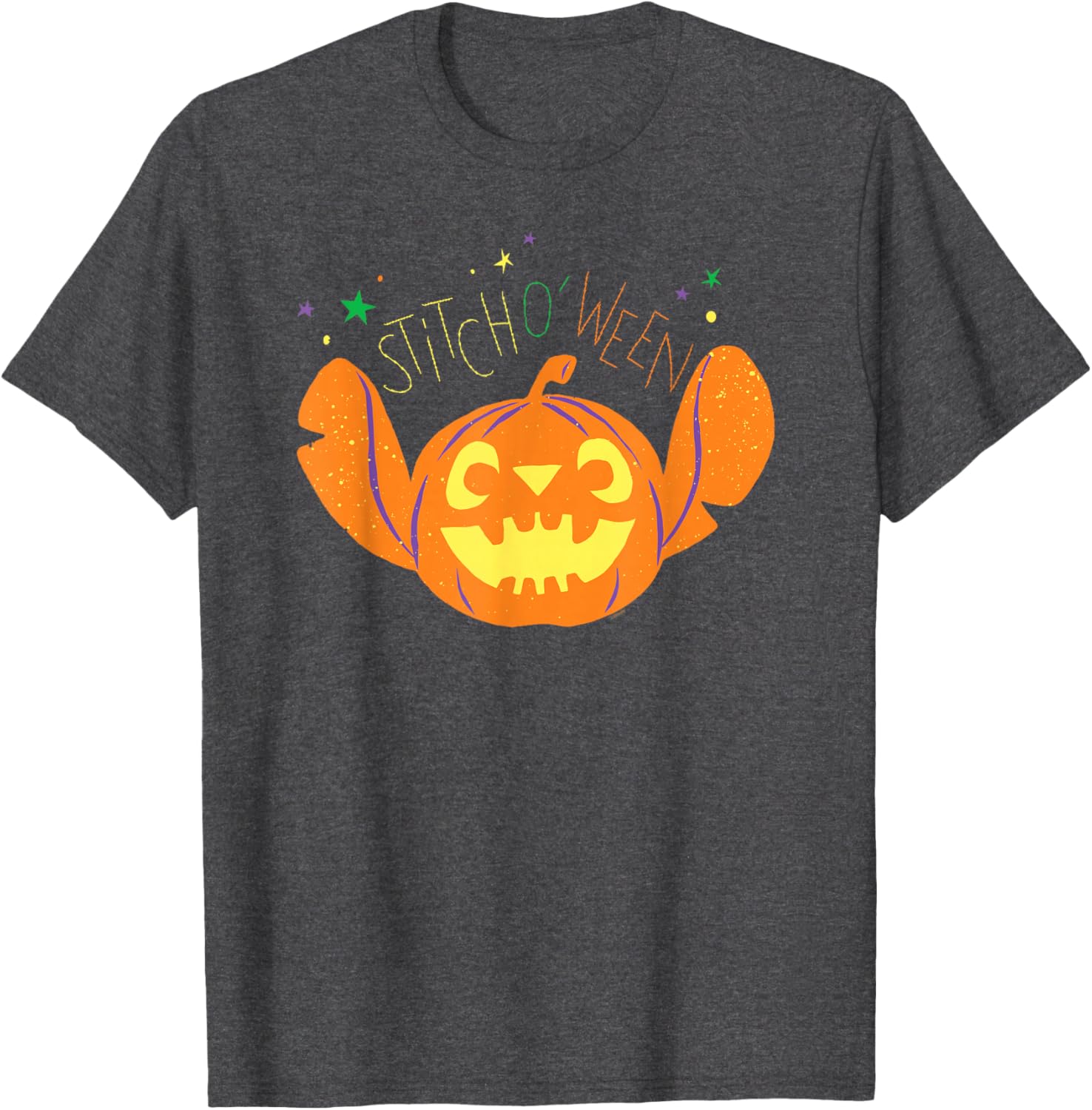 Lilo & Stitch Halloween T-Shirt Jack o' Lantern Design for Fun O'ween Celebrations - 1