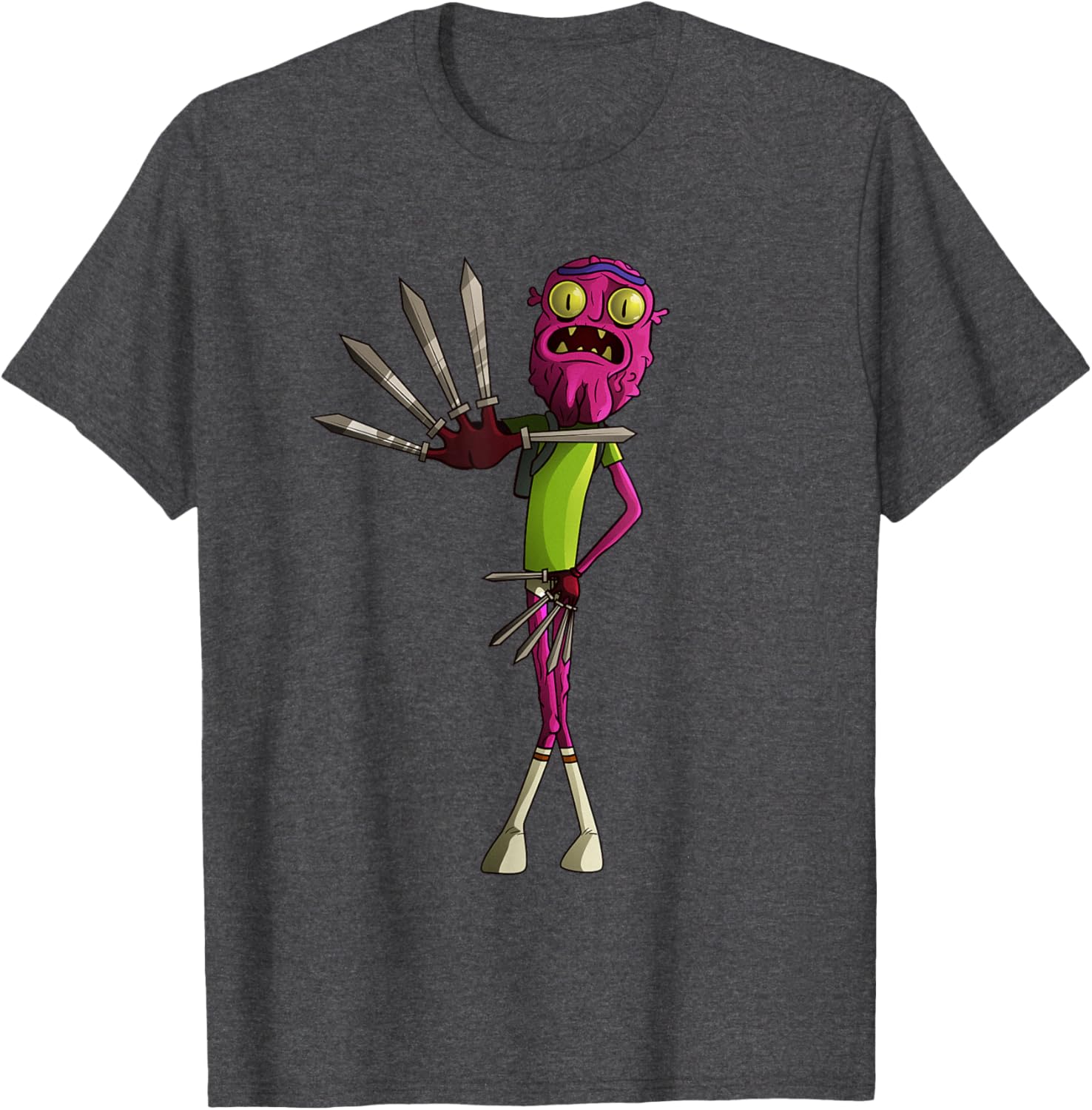 Mademark x Rick and Morty Scary Terry T-Shirt for Fun Fans - 6