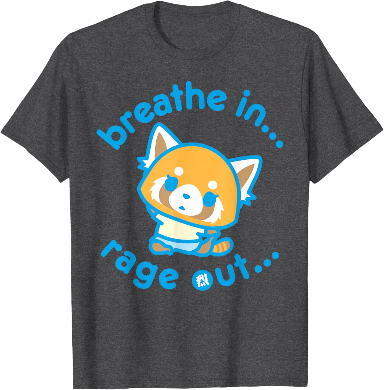 Aggretsuko Yoga Breathe In Rage Out T-Shirt for Fans and Yoga Lovers - 7