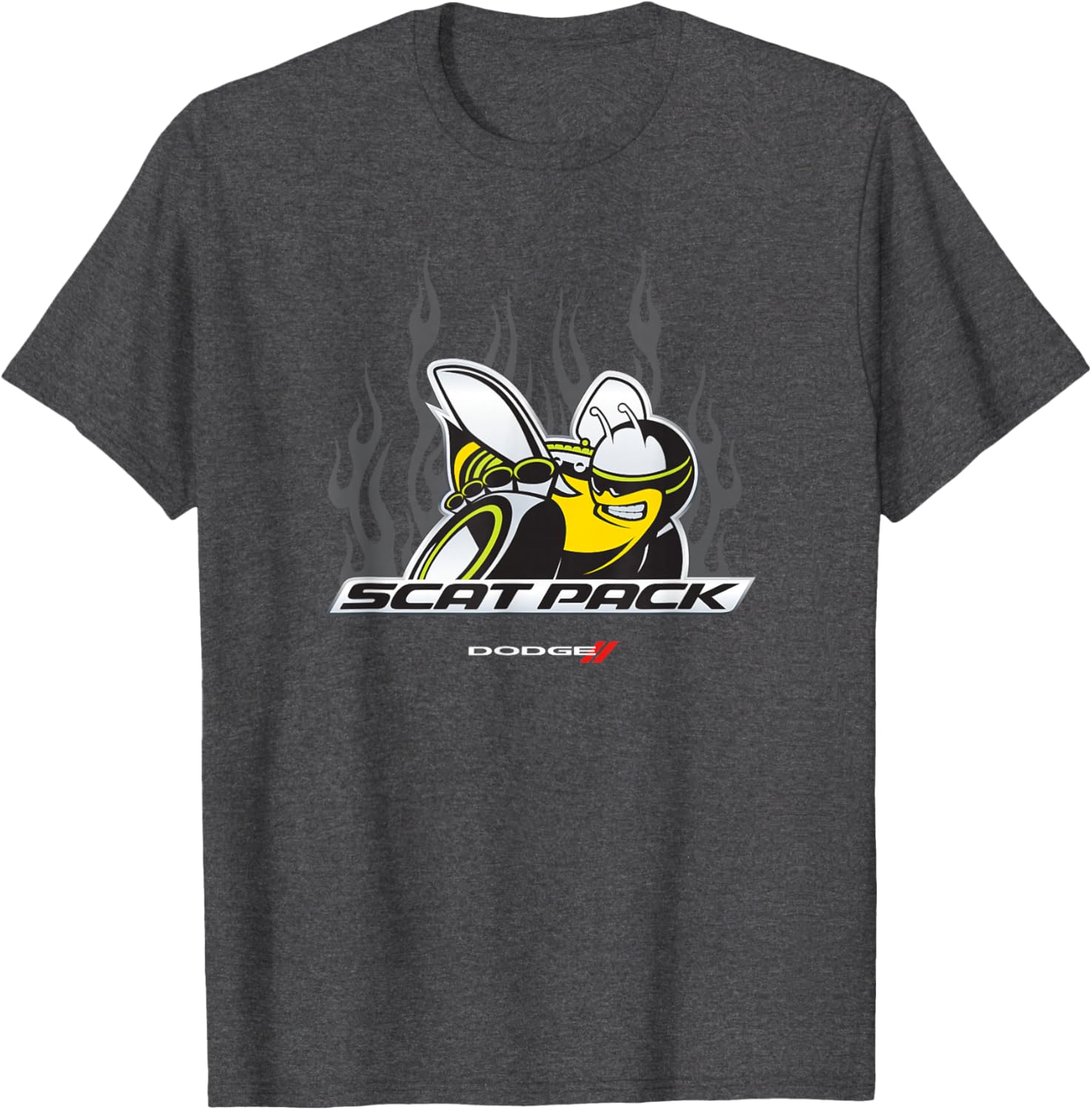 Dodge Scat Pack Flames T-Shirt for Car Enthusiasts - Stylish Apparel - 6