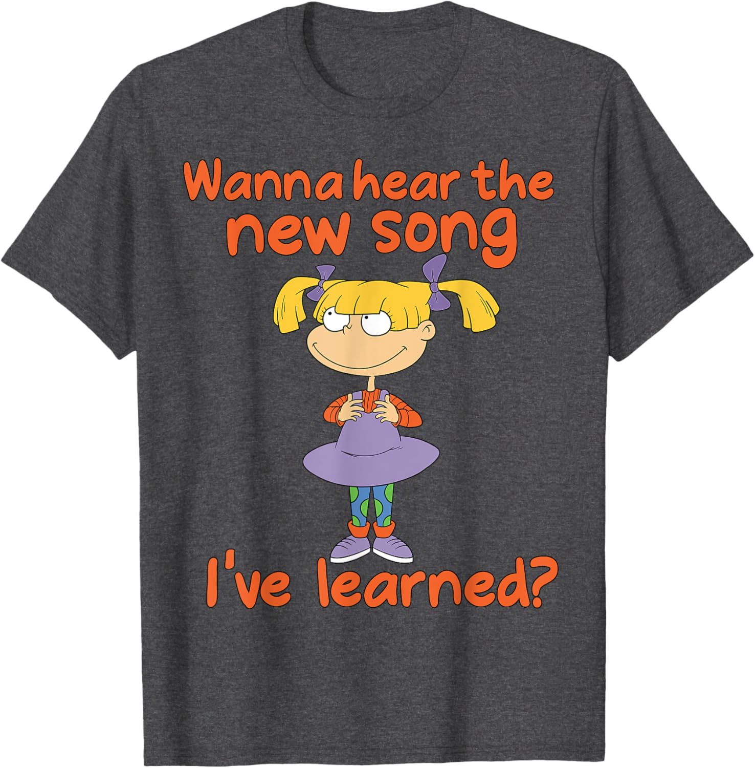 Mademark x Rugrats Angelica Wanna Hear The New Song T-Shirt for Fans - 6