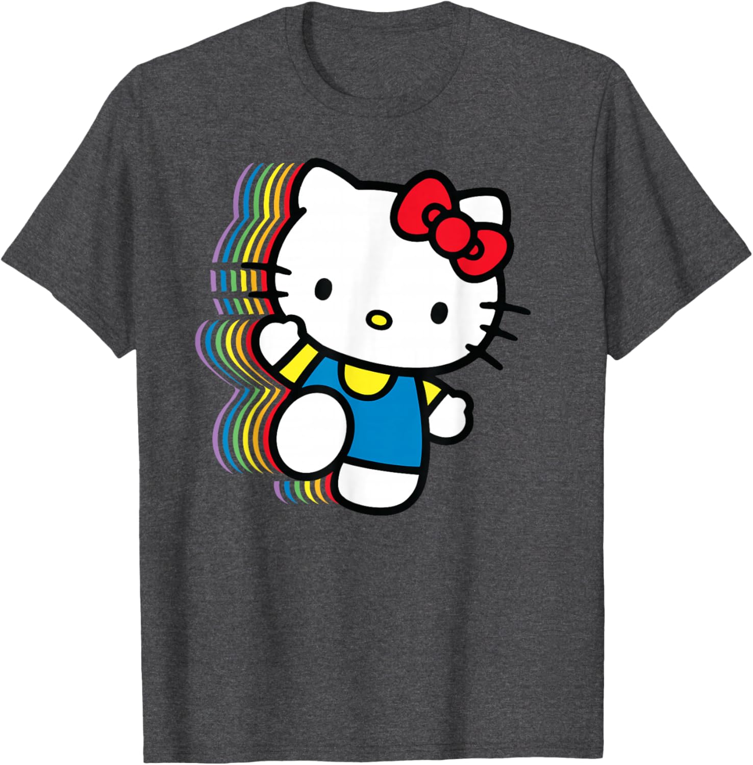 Hello Kitty Rainbow T-Shirt for Kids - Cute and Colorful Fashion Wear - 7