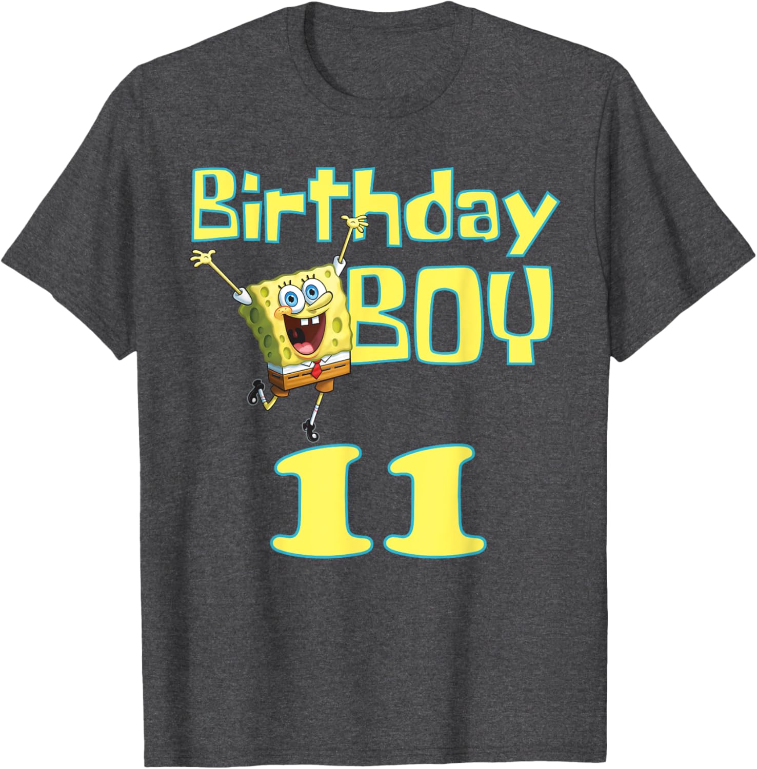 SpongeBob SquarePants Birthday Boy 11 T-Shirt for Fun Celebrations - 1
