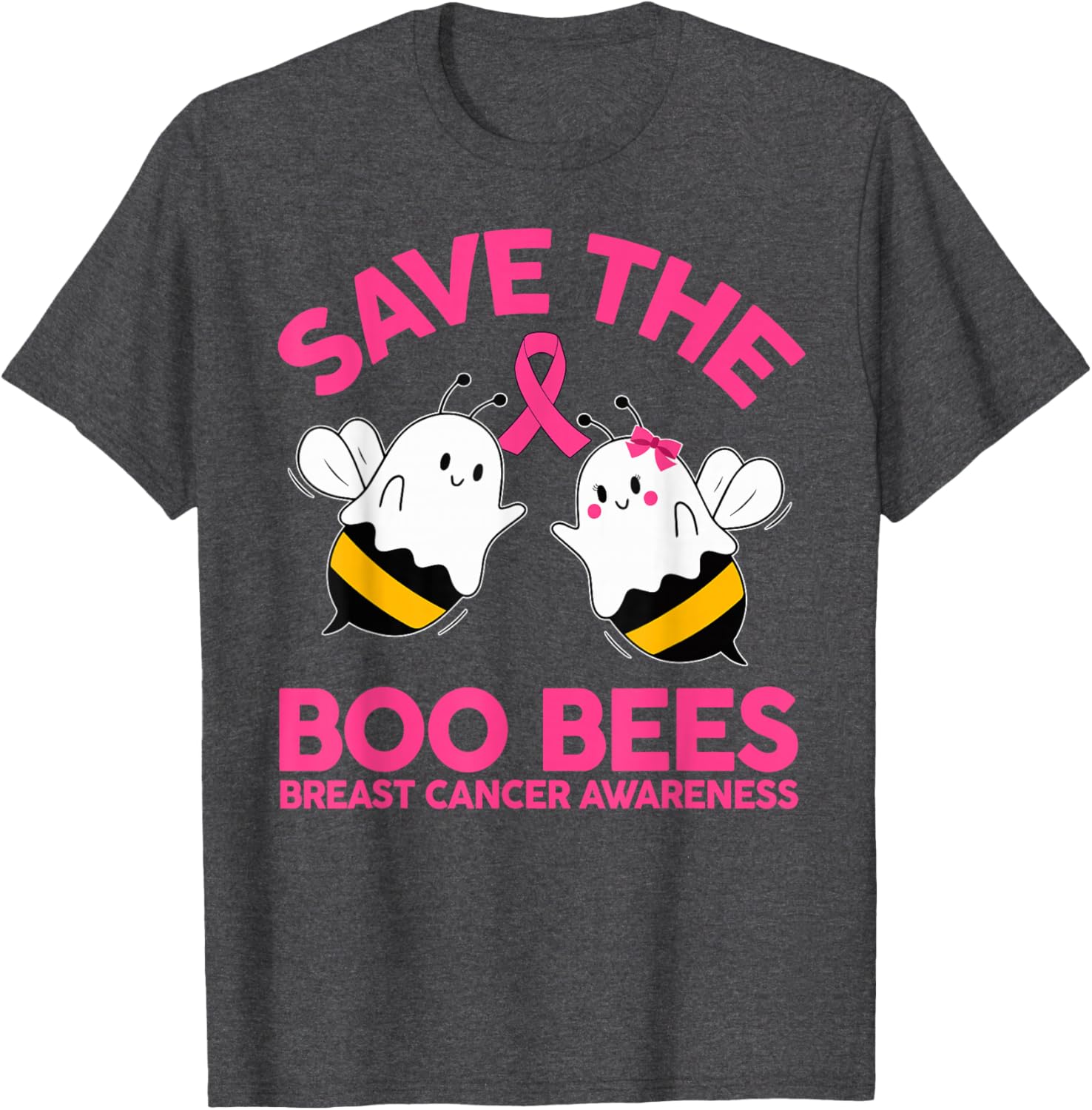 Save The Boobees Breast Cancer Halloween T-Shirt for Women - 24