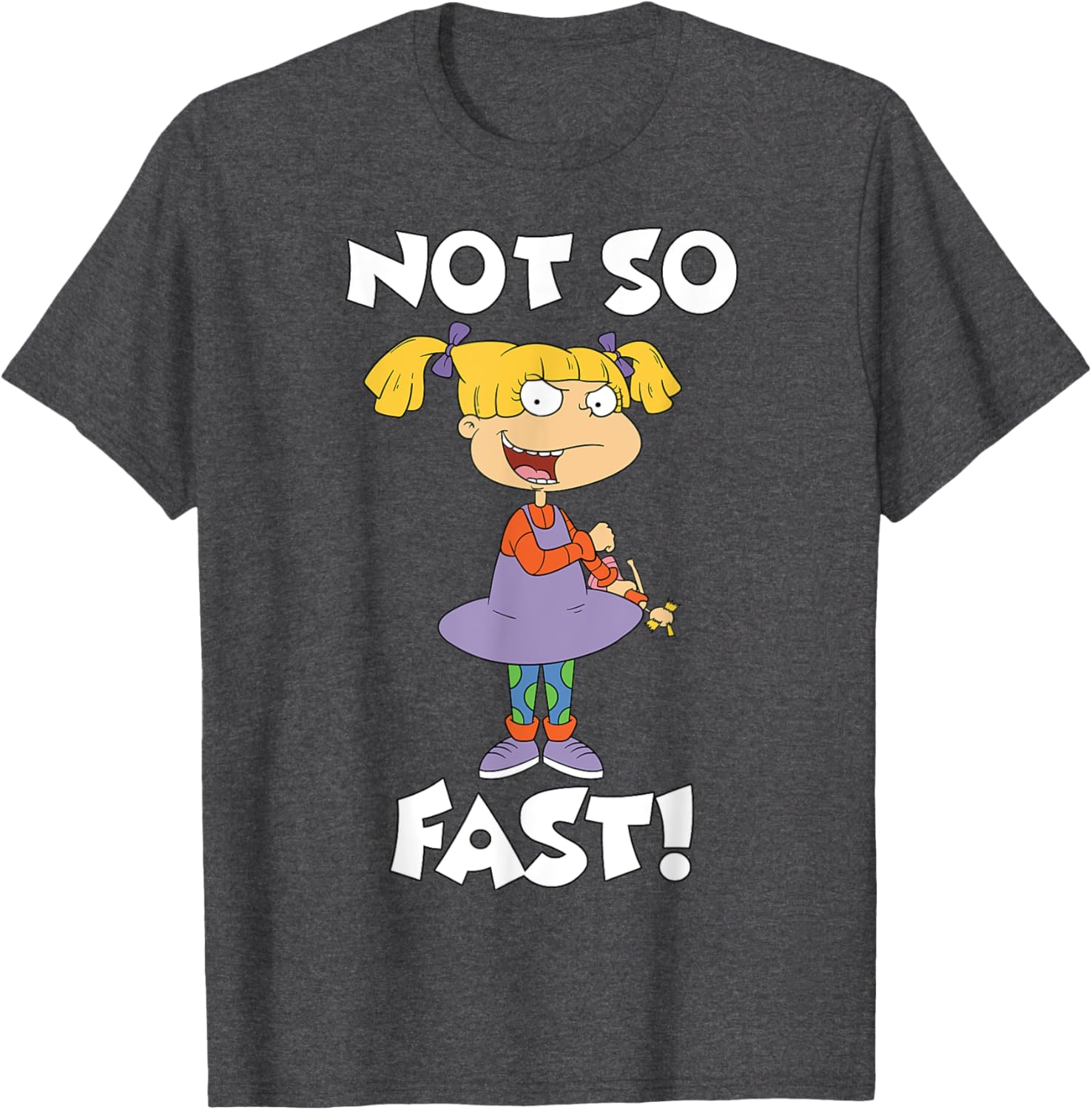Mademark Rugrats Angelica Pickles Not So Fast T-Shirt for Kids - 4