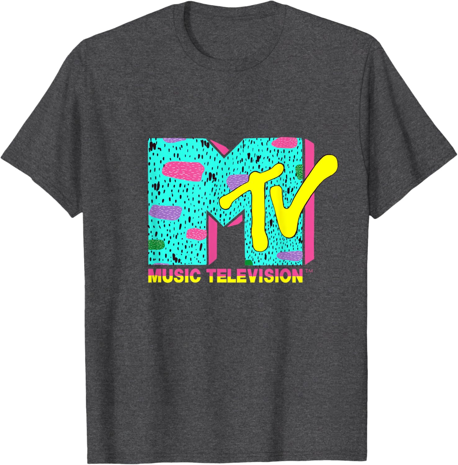 Vibrant Mademark x MTV Logo T-Shirt with Funky Design for Enthusiasts - 16