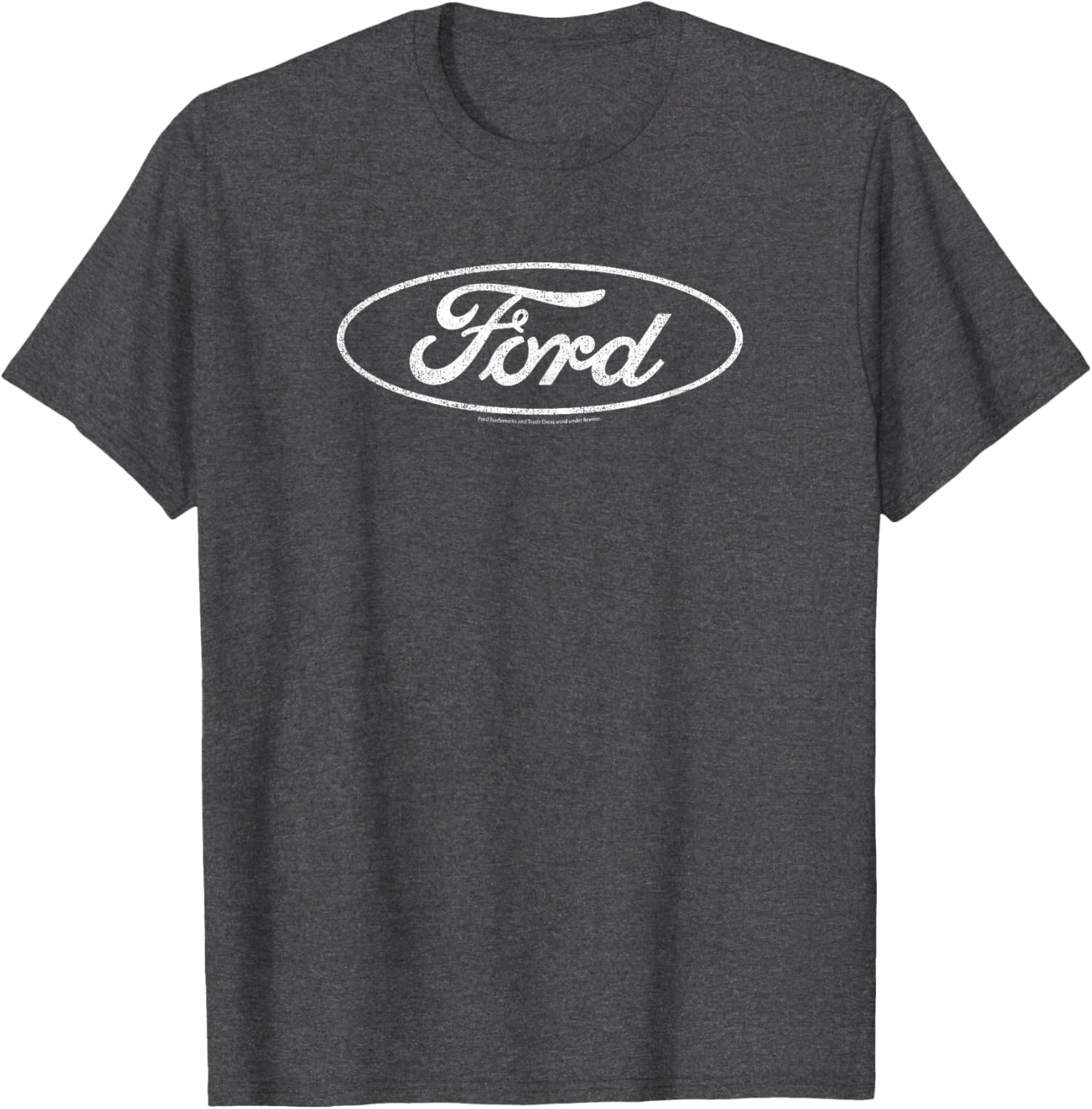 Ford Distressed White Oval Logo T-Shirt for Casual Style and Comfort - 11