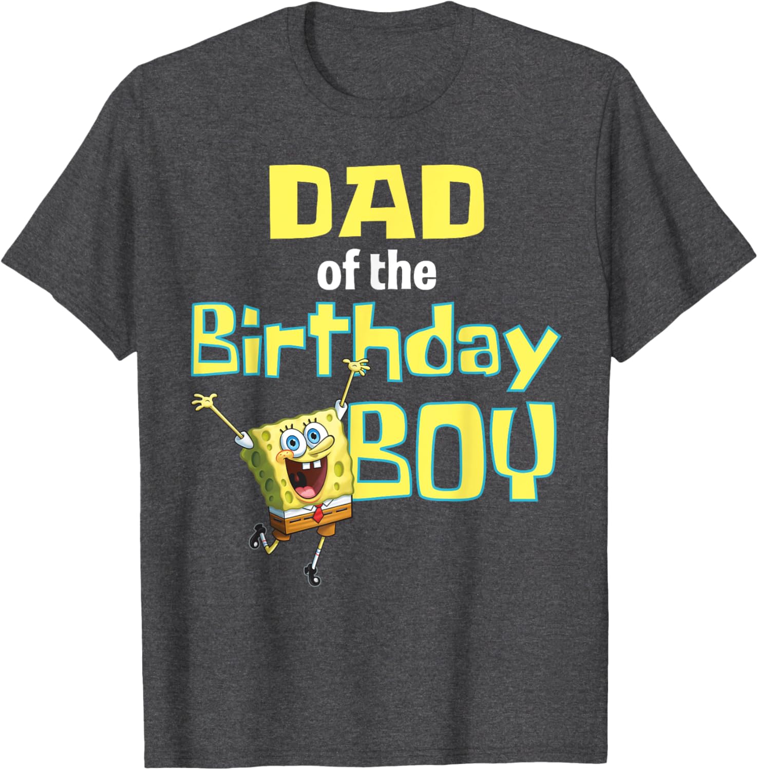 SpongeBob SquarePants Dad Of The Birthday Boy T-Shirt Fun Gift Idea - 12