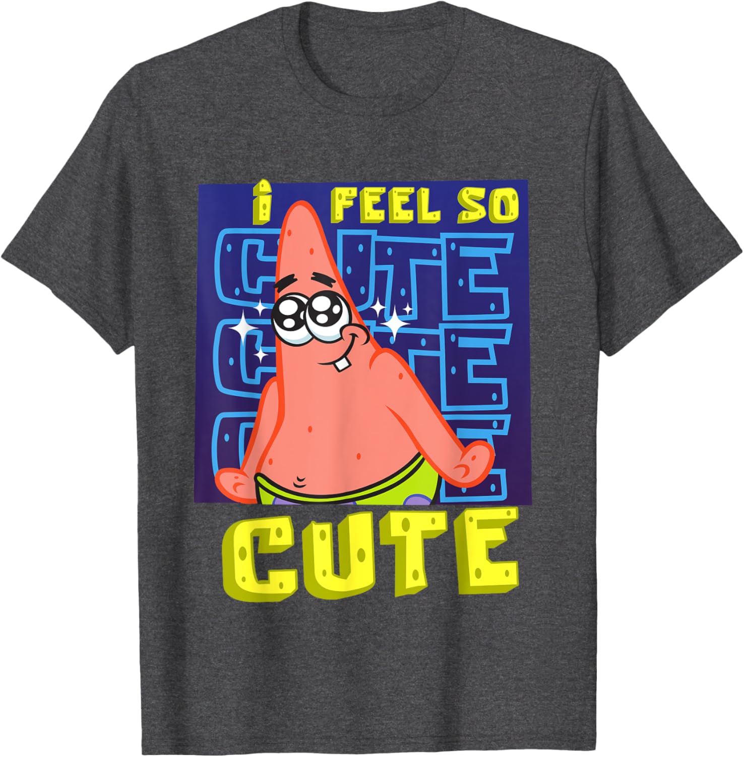Mademark SpongeBob I Feel So Cute Patrick Star Baby T-Shirt for Kids - 10