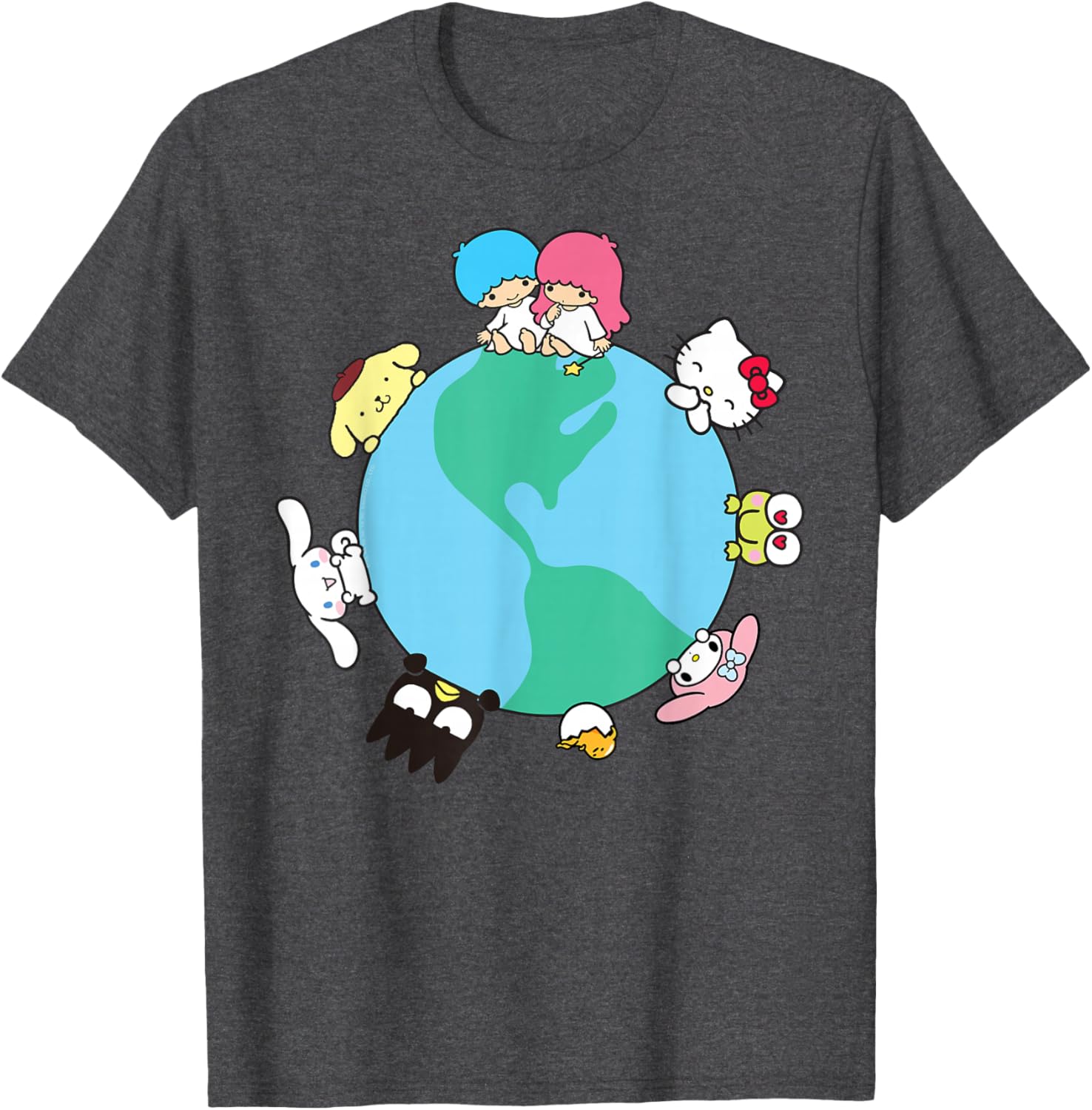 Hello Kitty and Friends Sanrio Earth T-Shirt for Fun and Fashion Lovers - 14
