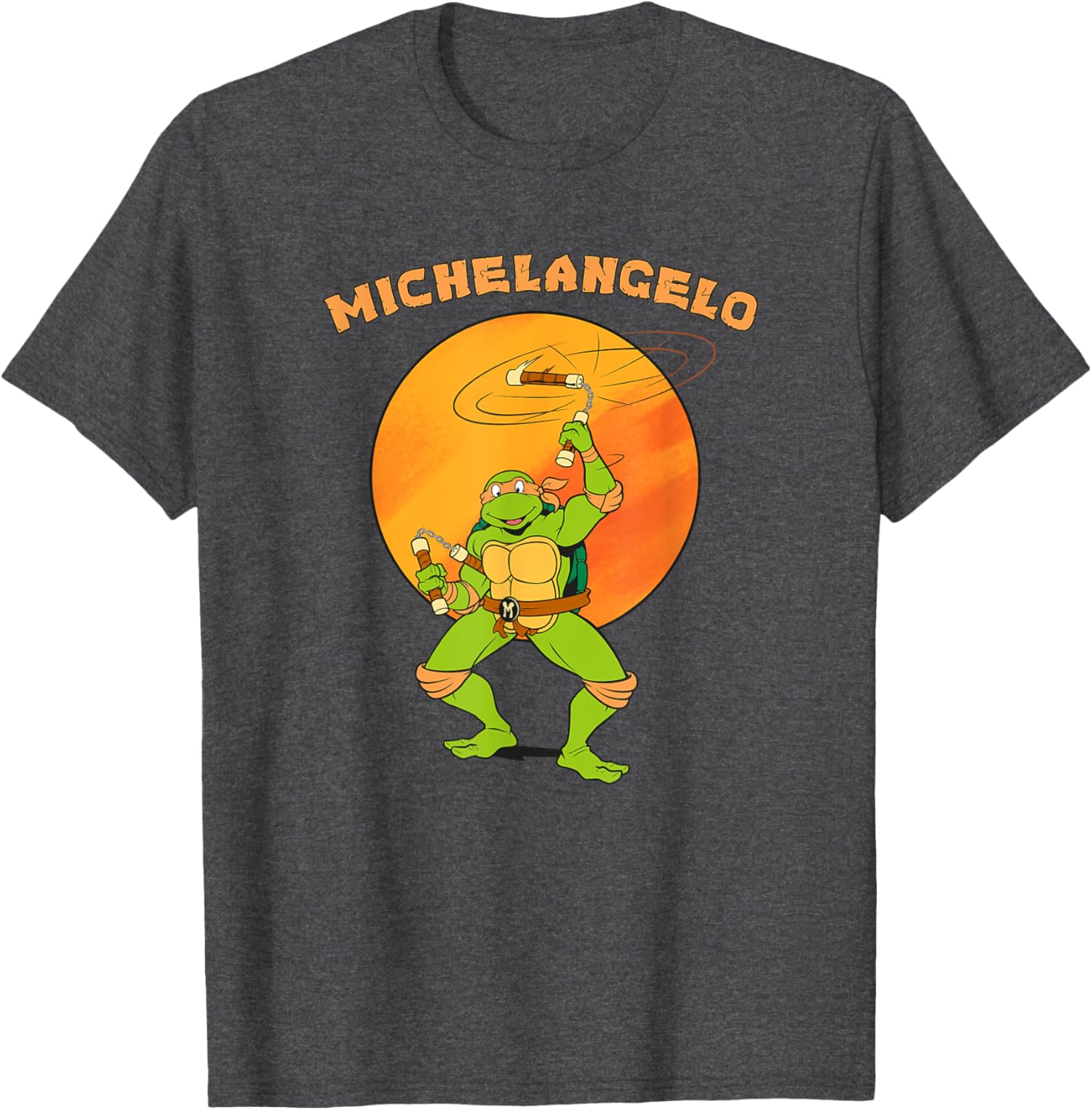 Mademark Teenage Mutant Ninja Turtles Michelangelo Standing Tall T-Shirt - 4