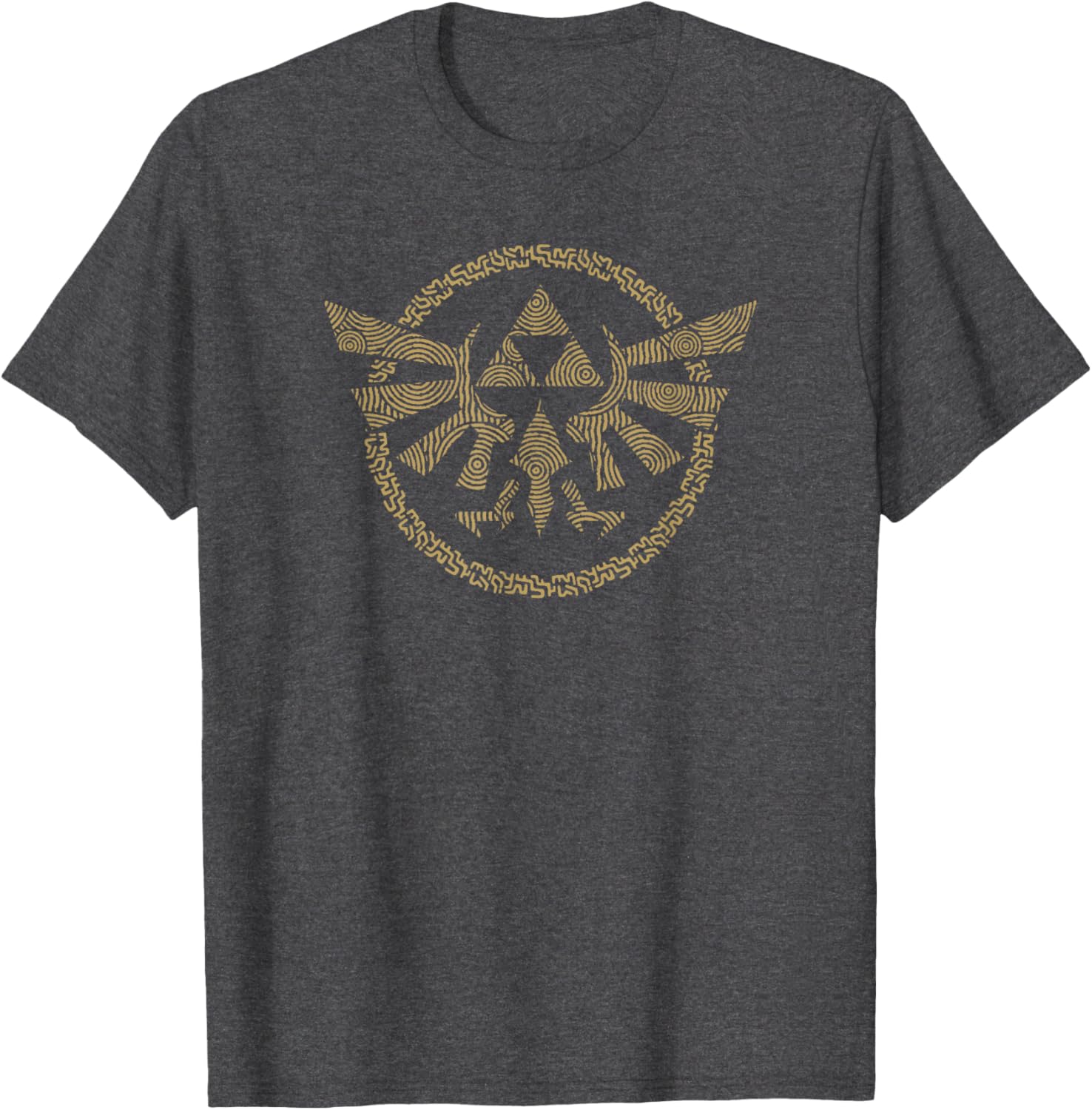 Legend of Zelda Tears of the Kingdom Hyrule Badge T-Shirt for Gamers - 6