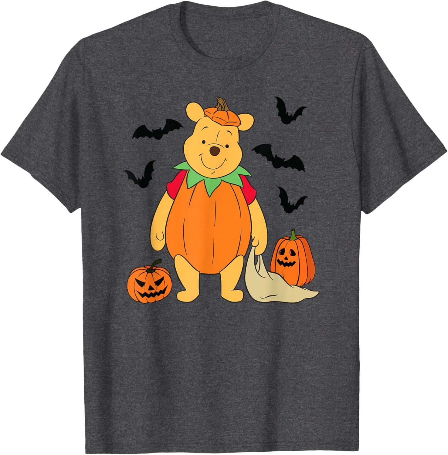 Disney Winnie the Pooh Halloween Big Pumpkin T-Shirt for Kids and Adults - 11