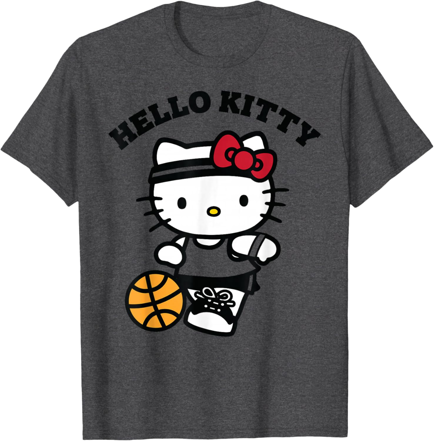 Hello Kitty Unisex Kids Basketball T-Shirt in Blue - Small Size - 12