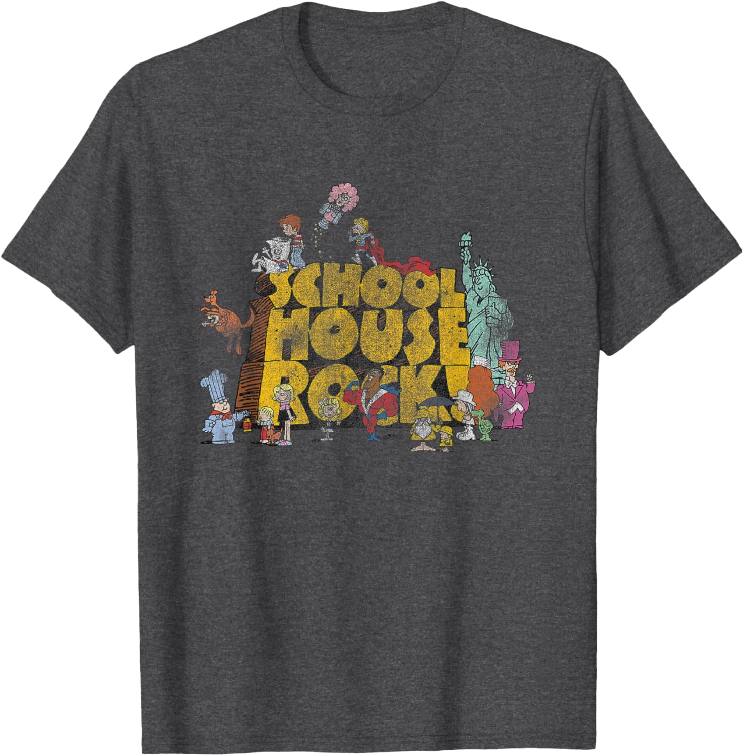 Ripple Junction Schoolhouse Rock Classic Cartoon Logo T-Shirt for Fans - 9