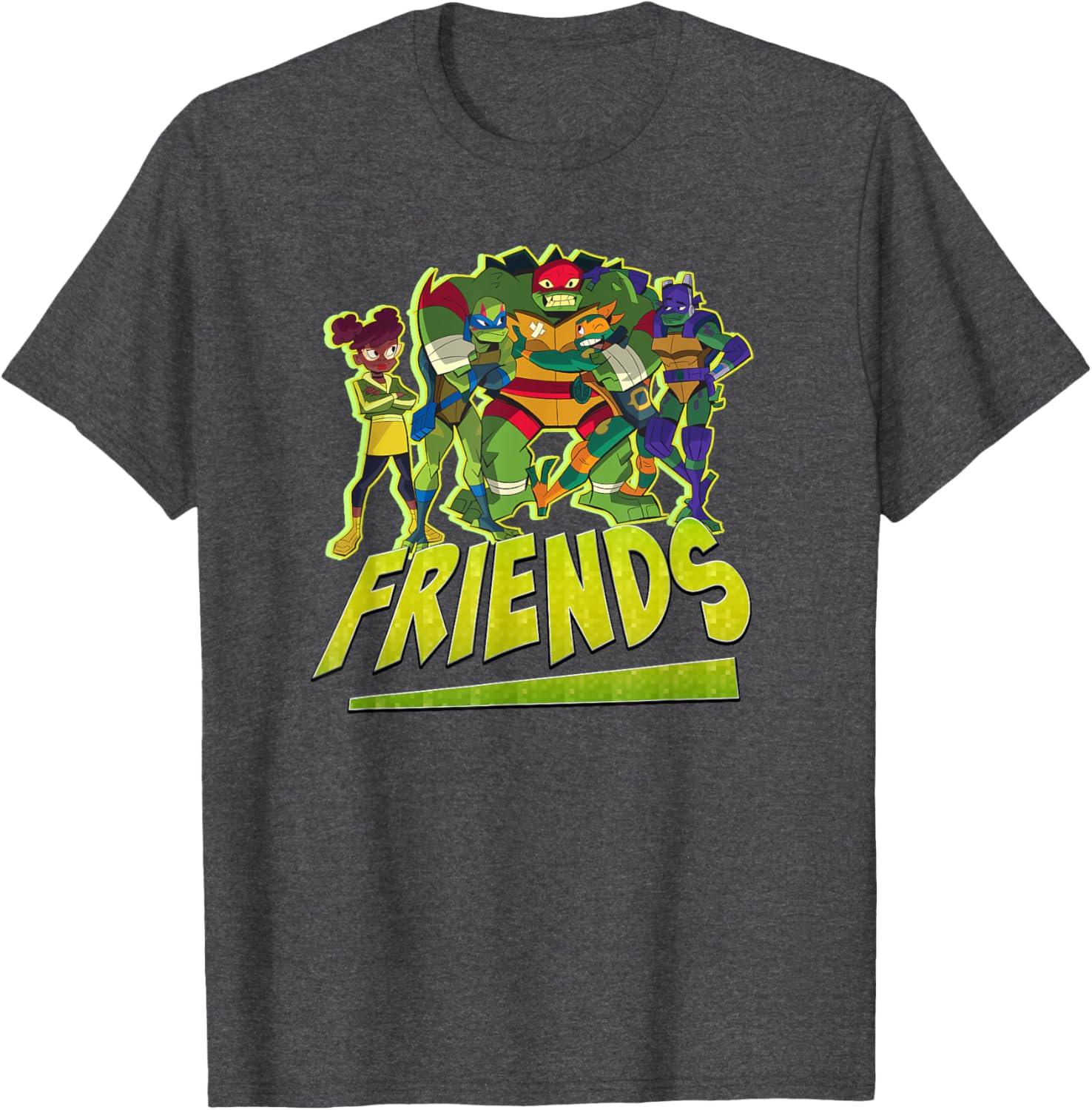 Mademark Teenage Mutant Ninja Turtles Friends T-Shirt for Fans - 3
