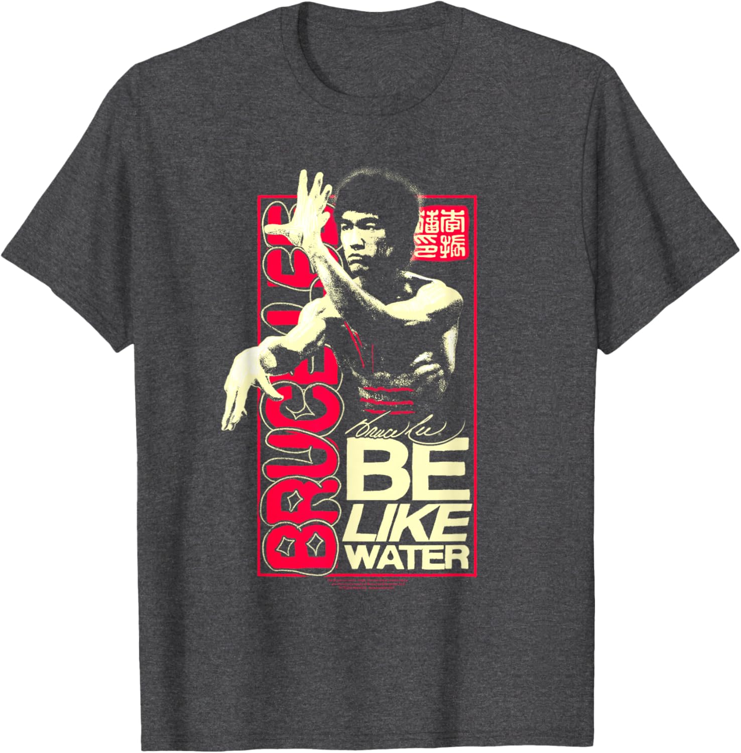 Bruce Lee Be Like Water Retro Martial Arts T-Shirt for Fans - 4