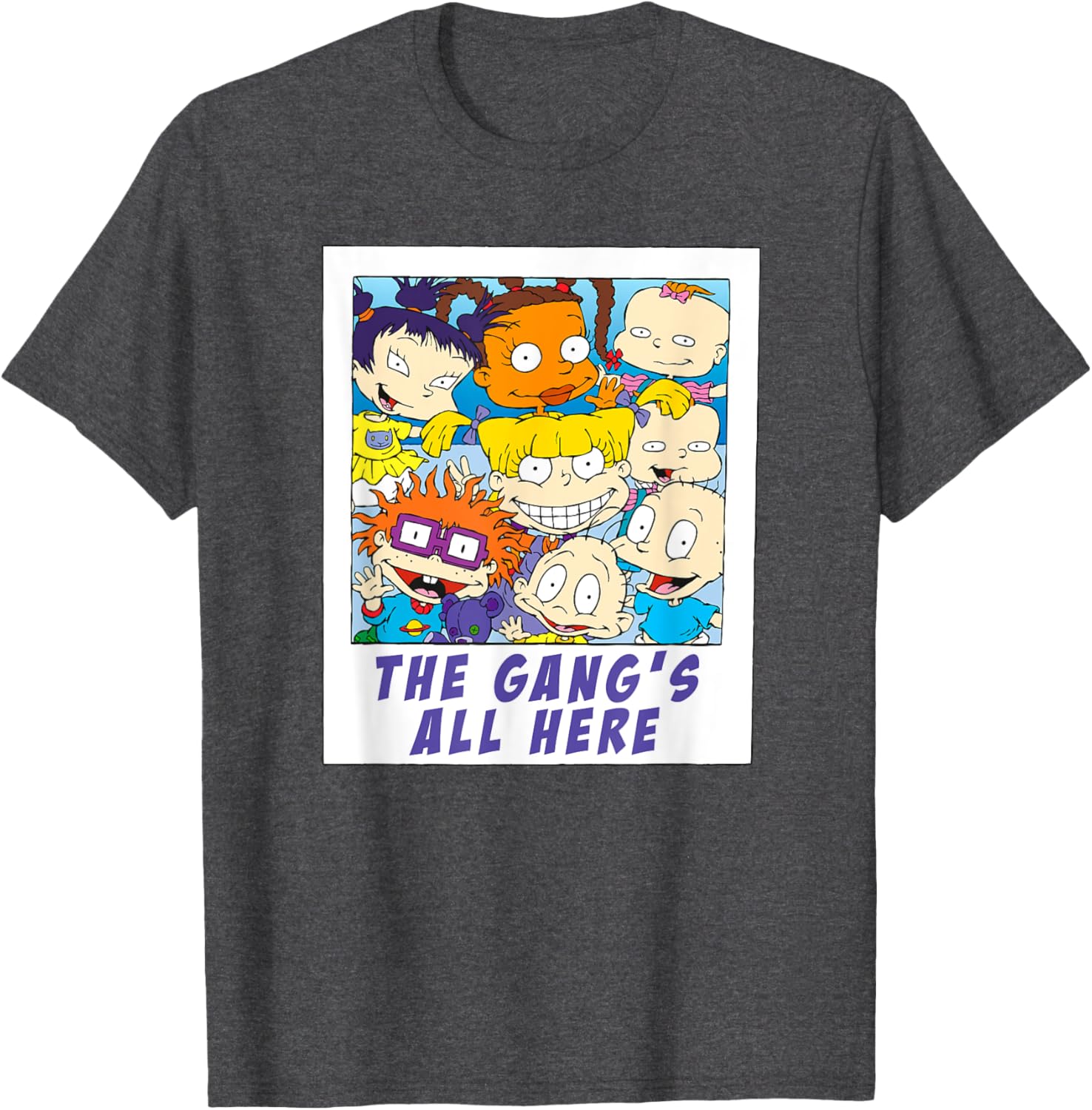 Mademark Rugrats Retro Photo T-Shirt Featuring Classic Cartoon Characters - 5