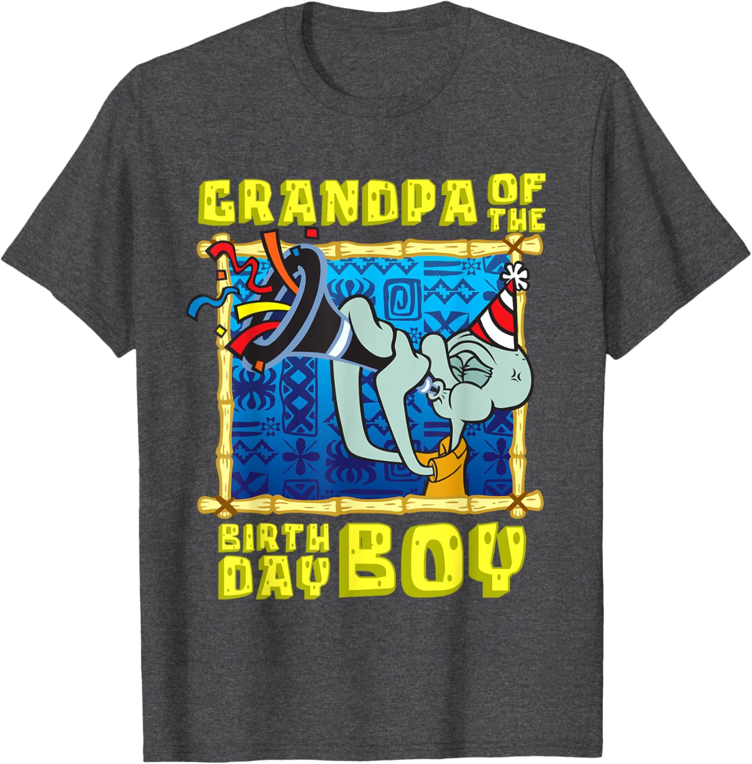 Mademark SpongeBob SquarePants Grandpa of the Birthday Boy T-Shirt - 17