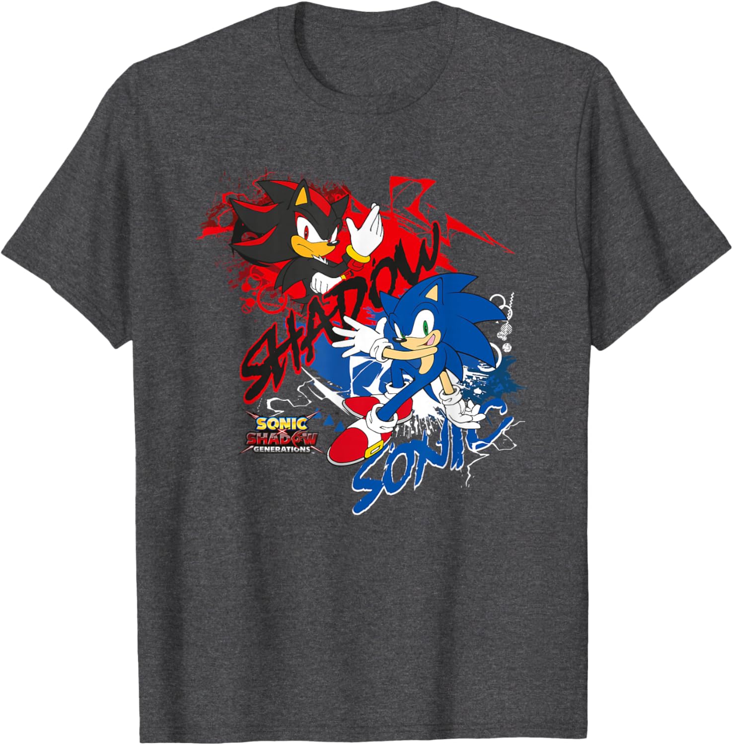 Sonic X Shadow Generations T-Shirt for Fans of Sonic the Hedgehog - 17