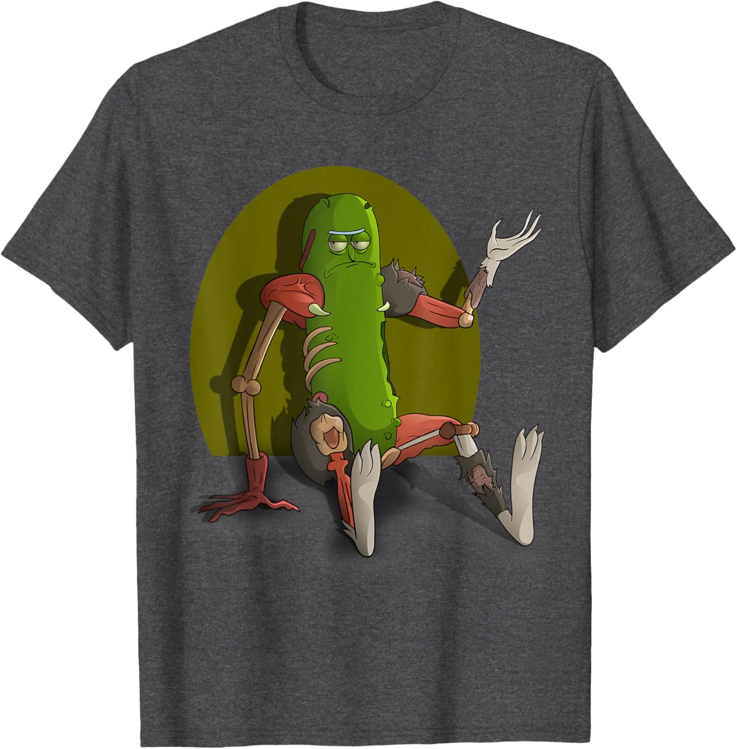 Mademark x Rick and Morty Pickle Rick Interview T-Shirt for Fans - 12