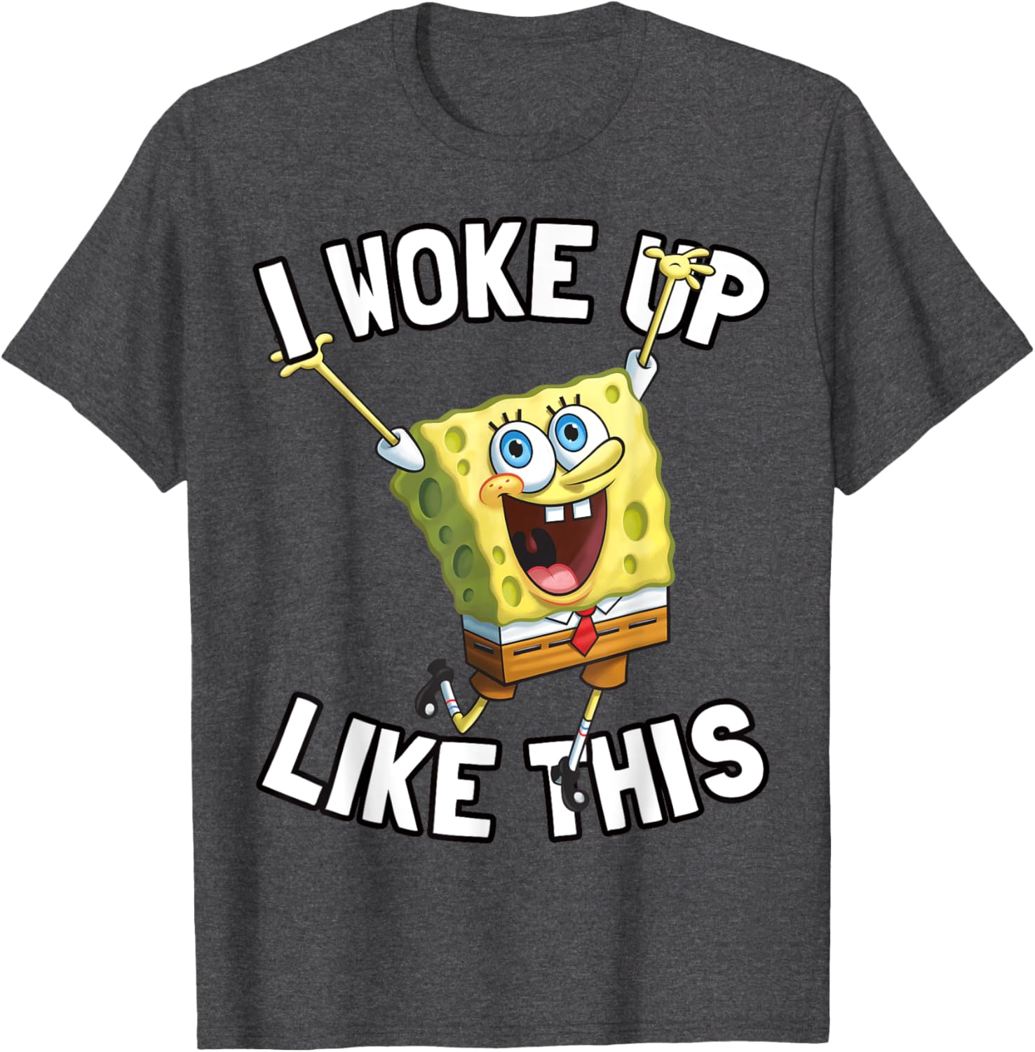 SpongeBob SquarePants I Woke Up Like This T-Shirt for Fun Fans - 8