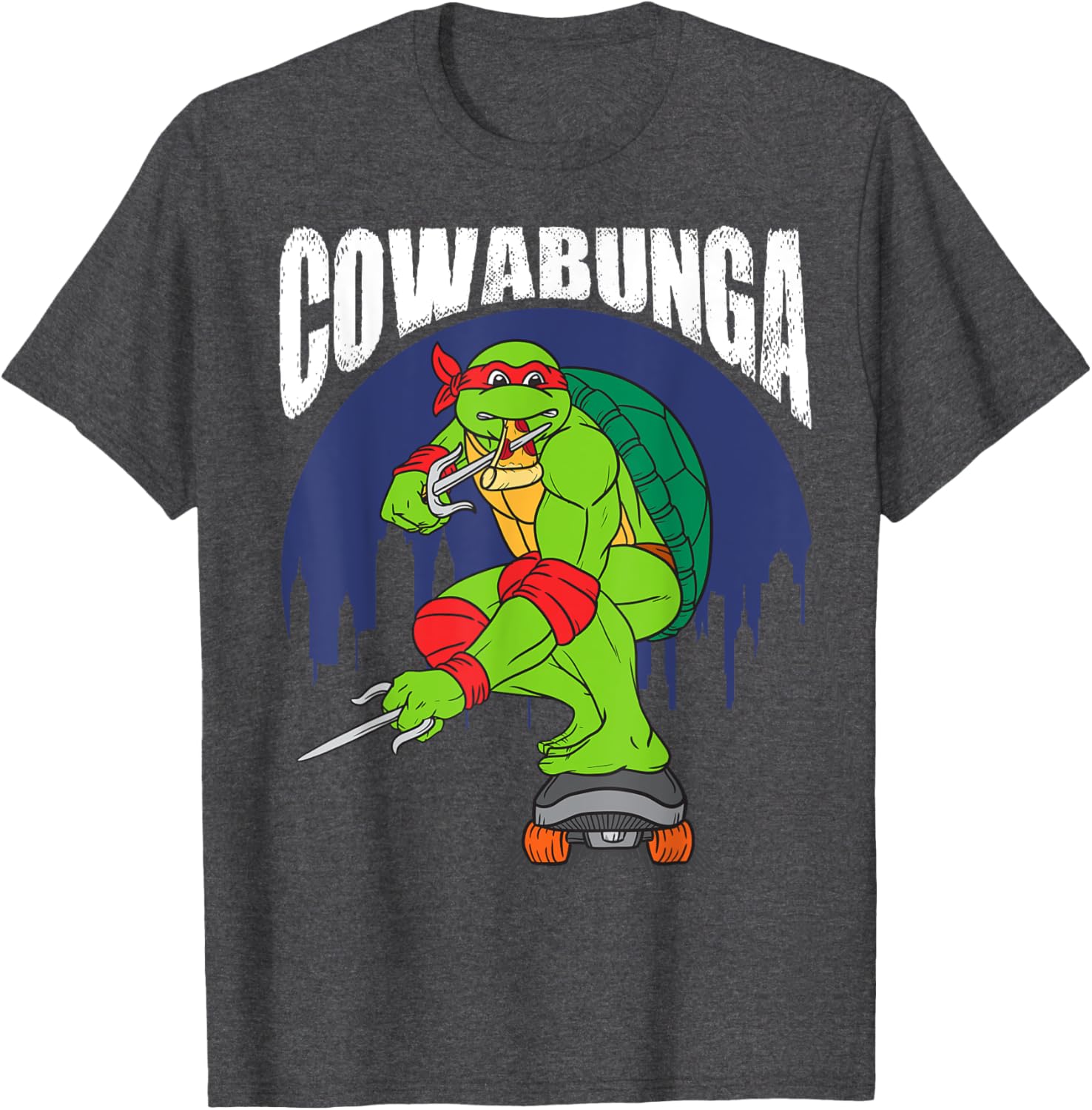 Mademark Teenage Mutant Ninja Turtles Cowabunga Raphael Pizza T-Shirt - 12
