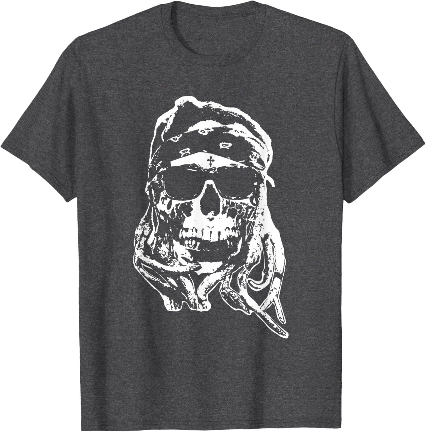 Lil Wayne Bandana Skull T-Shirt for Music Fans - Stylish and Unique Design - 1