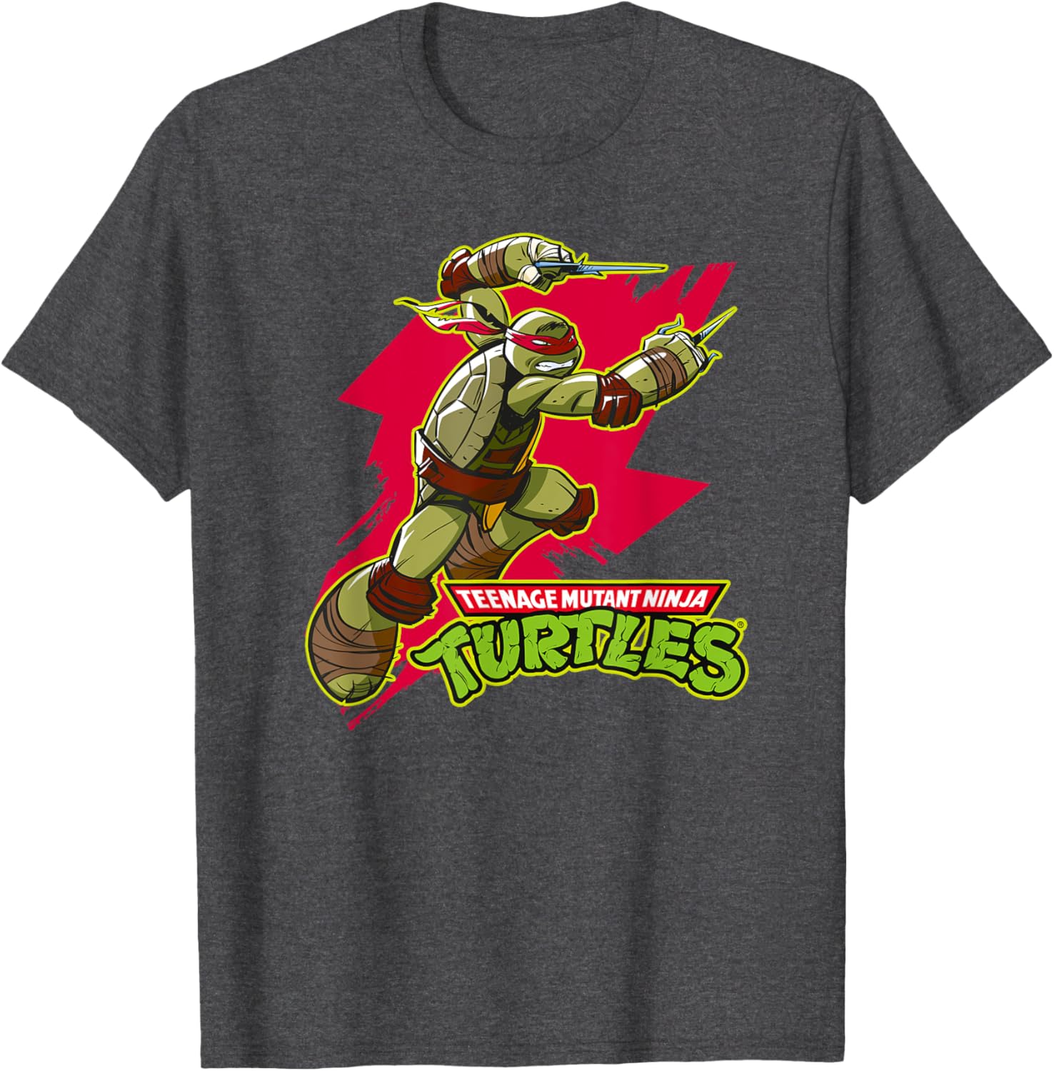 Mademark Teenage Mutant Ninja Turtles Raphael Red Splash T-Shirt for Fans - 2