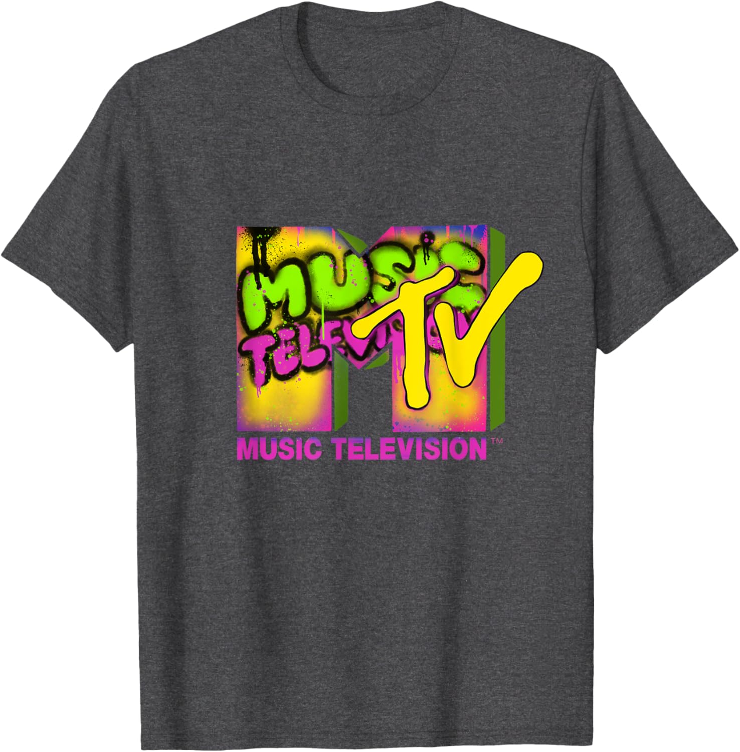 Mademark x MTV Official Logo Graffiti Tag T-Shirt for Music Lovers - 15
