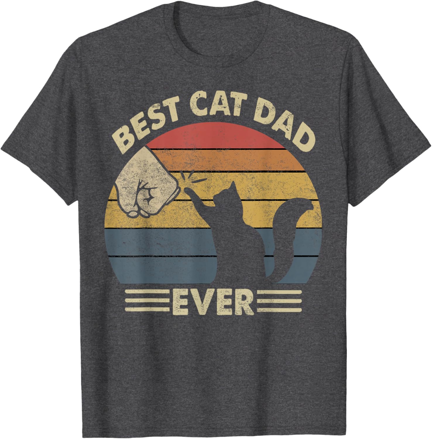Funny Cat Dad T-Shirt for Men - Best Gift for Cat Lovers - 4