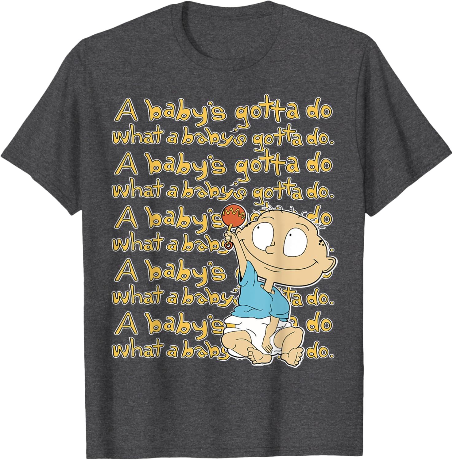 Mademark x Rugrats Tommy A Baby's Gotta Do What a Baby's Gotta Do T-Shirt - 6