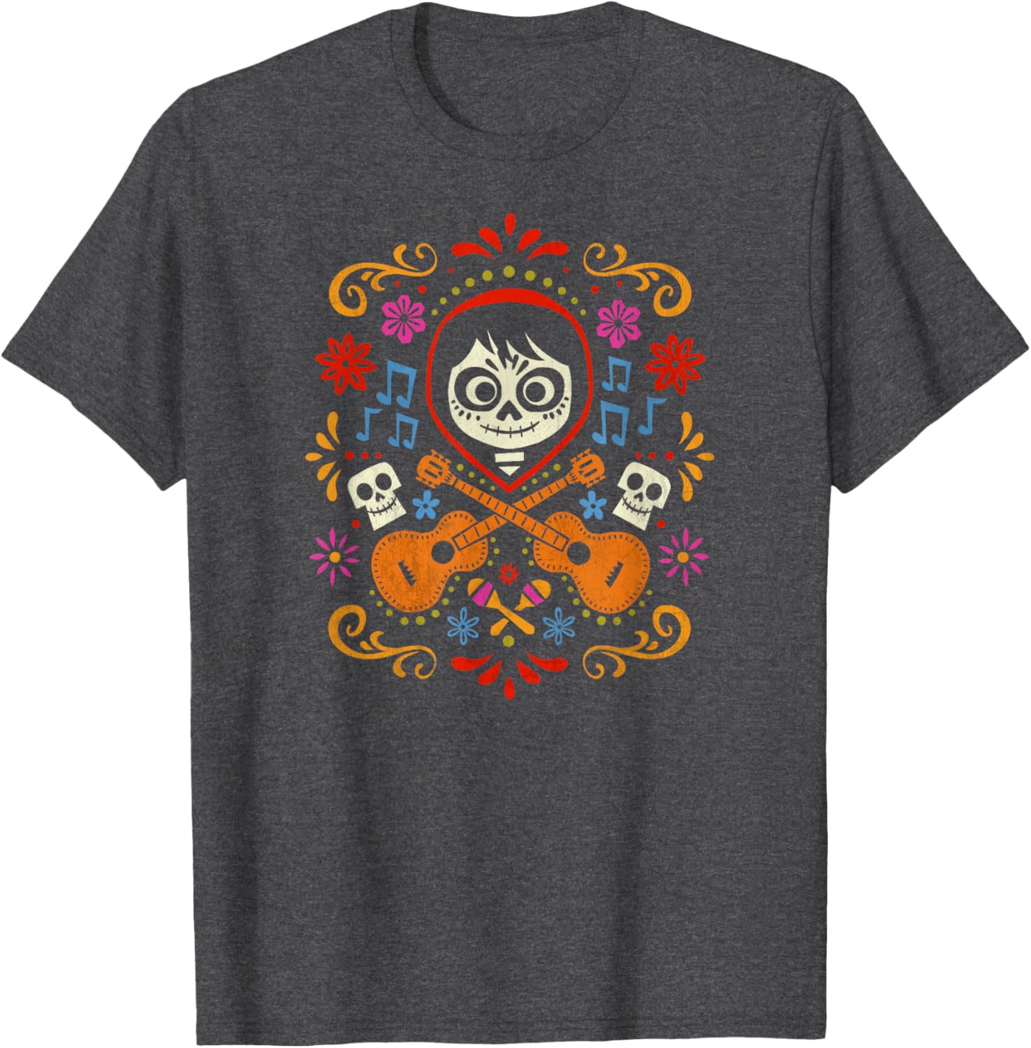 Disney Pixar Coco Musical Miguel Graphic T-Shirt for Kids and Adults - 6