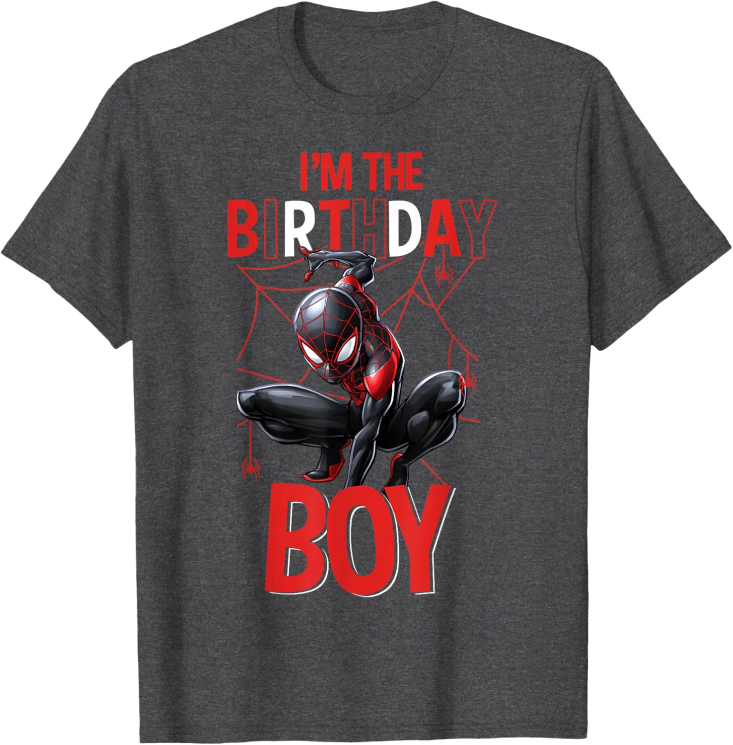 Marvel Spider-Man Miles Morales Birthday Boy T-Shirt for Kids - 1