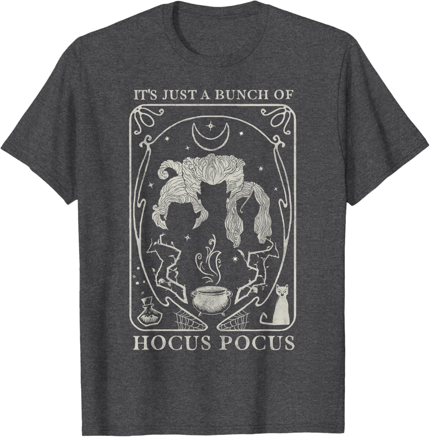 Disney Hocus Pocus Tarot Card T-Shirt for Fun and Stylish Fans - 4