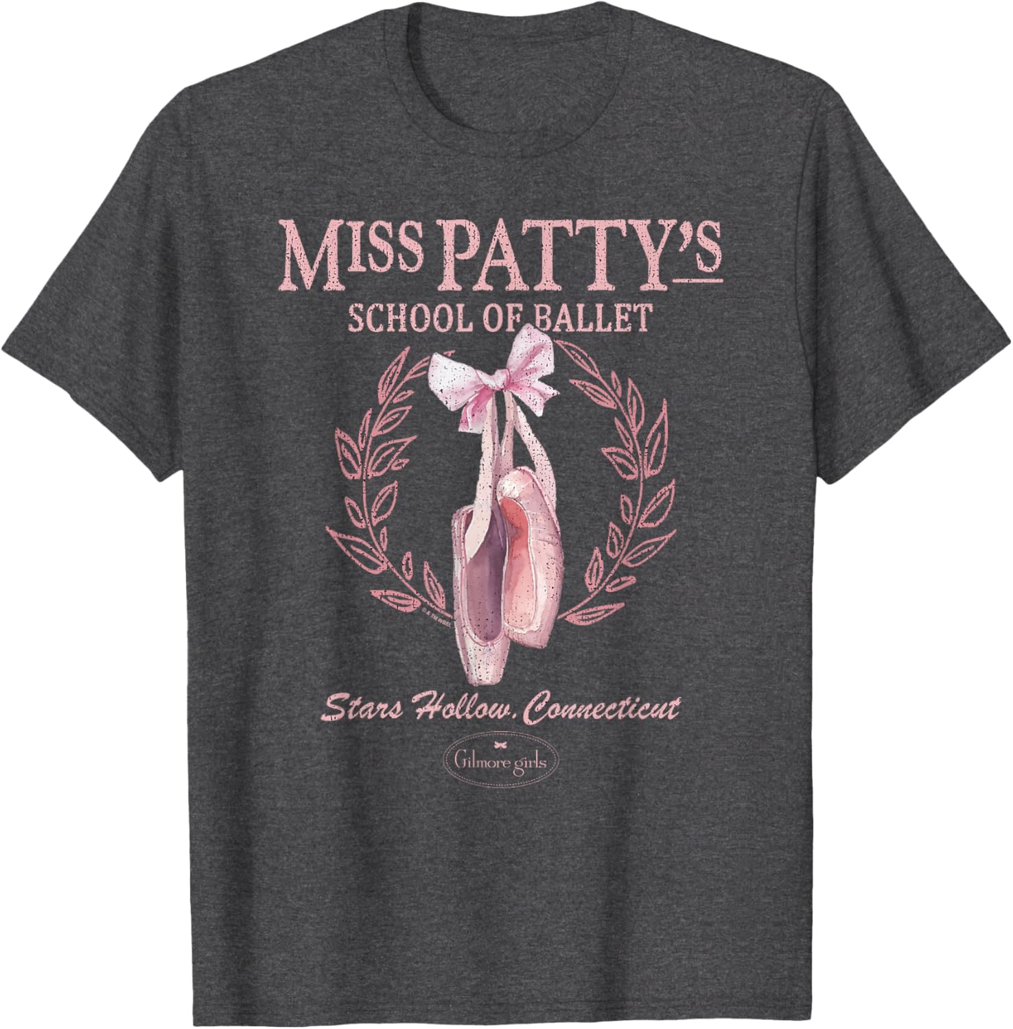 Gilmore Girls Miss Patty's Ballet Distressed Logo T-Shirt for Fans - 9