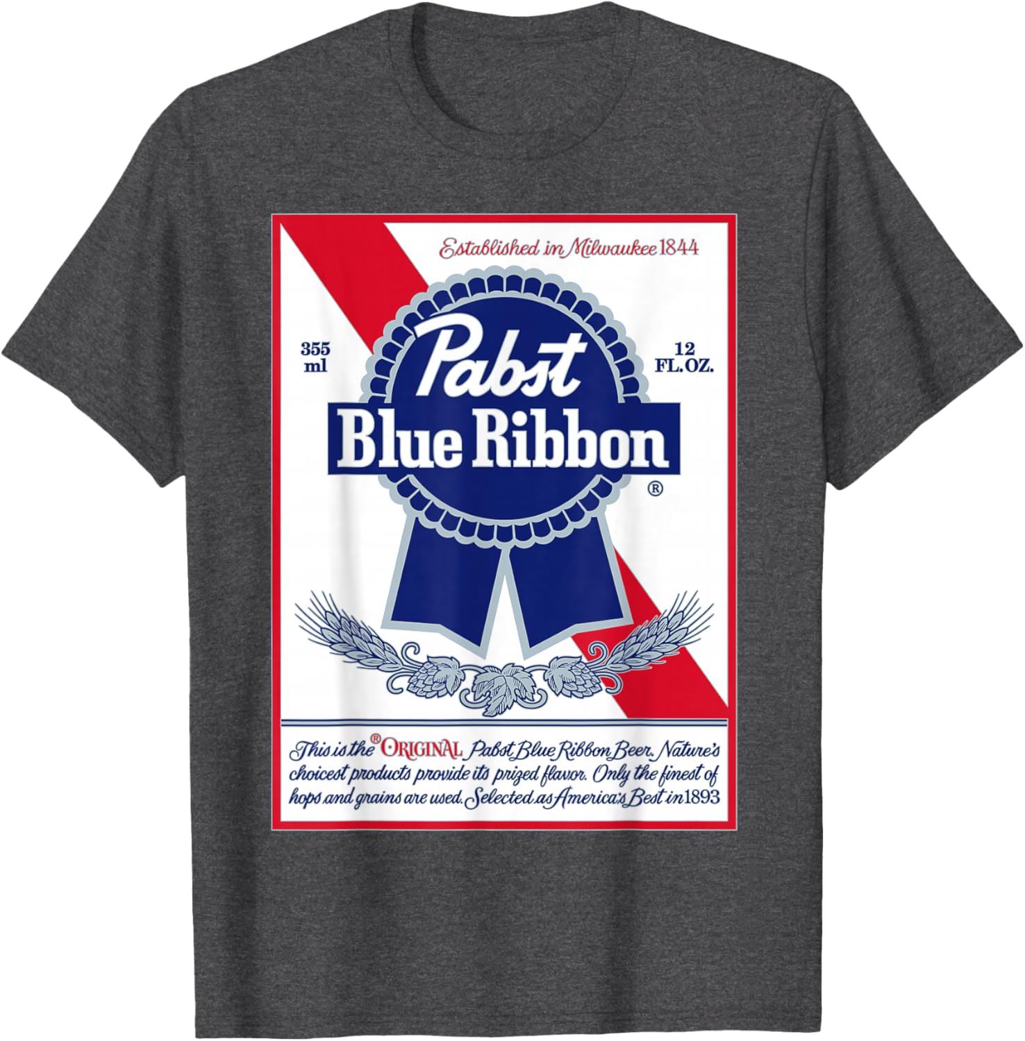 Pabst Vintage Blue Ribbon T-Shirt Stylish Fashion for Casual Wear - 3