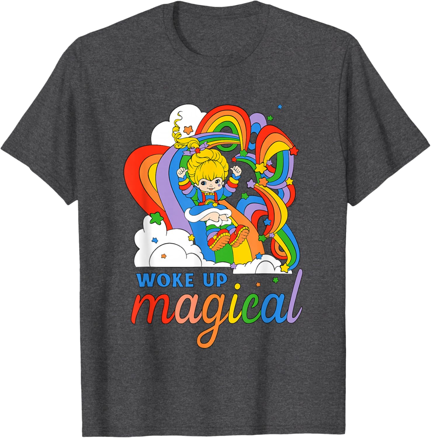 Rainbow Brite Vintage Slide T-Shirt Magical Retro Style for All Ages - 4
