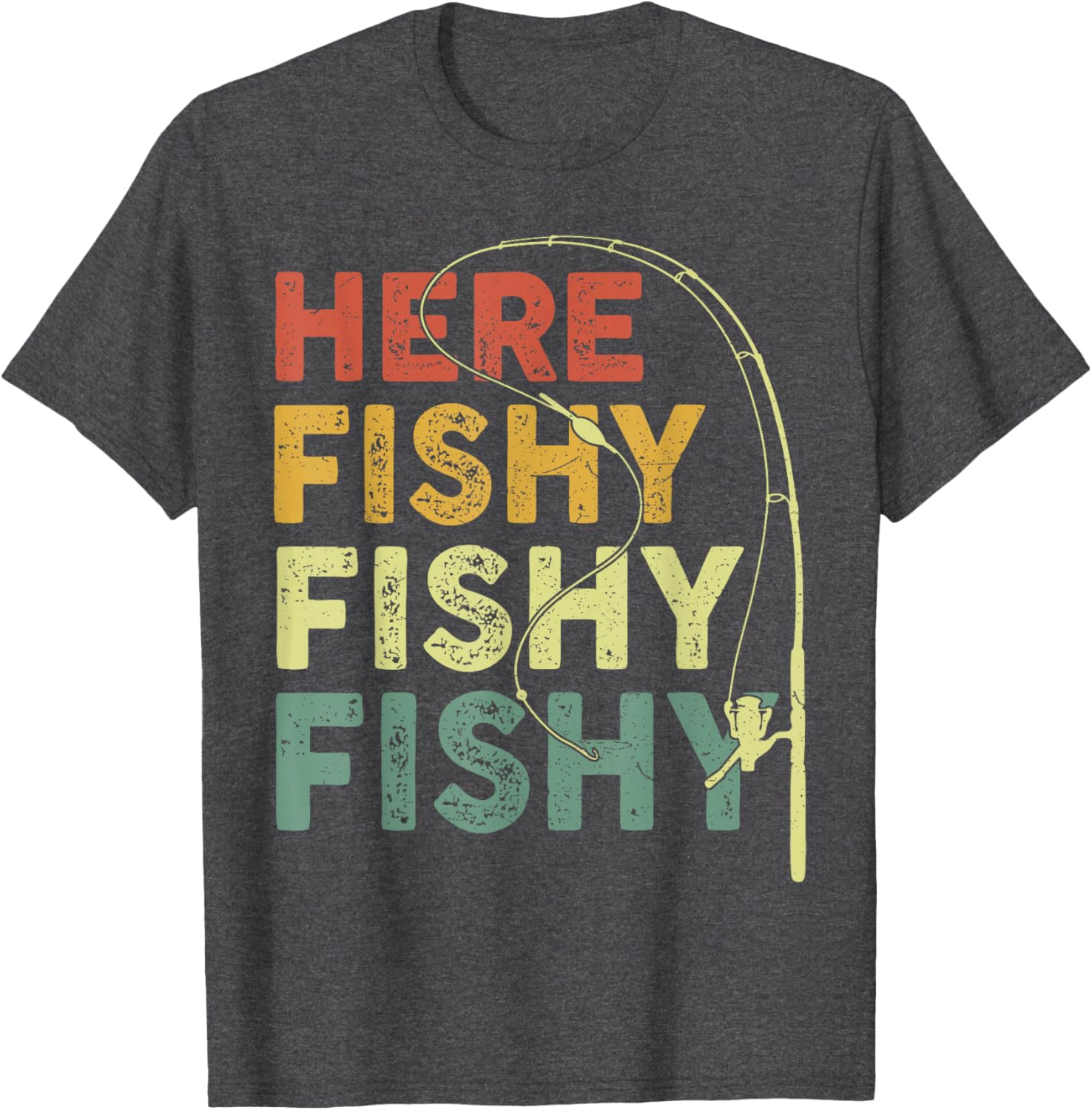 Funny Fishy Bass Dad Graphic T-Shirt for Fishing Lovers and Adventures - 5